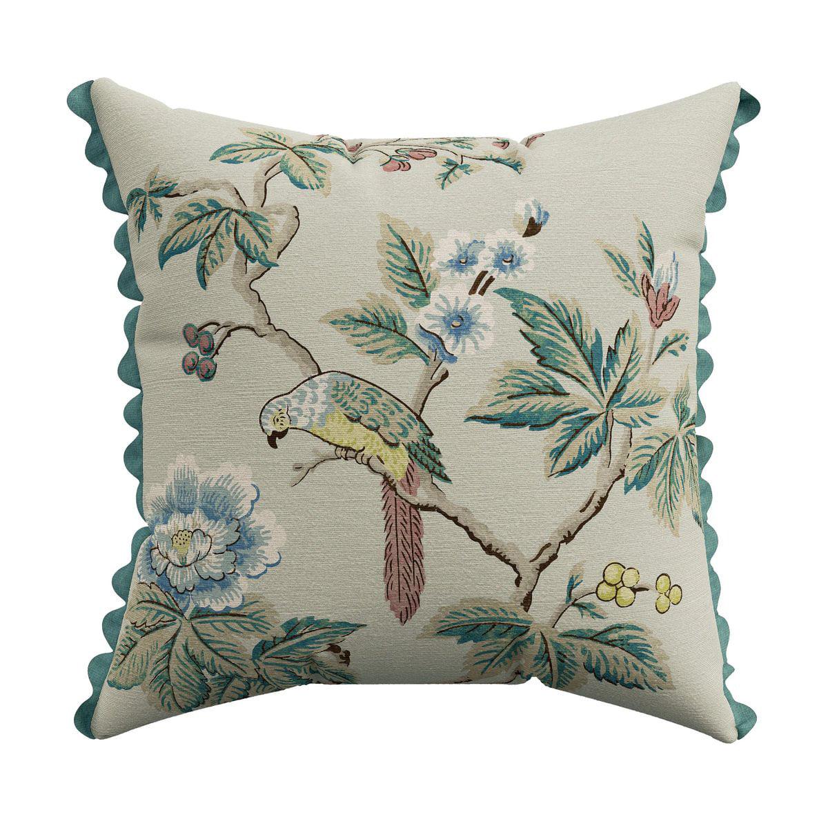 Sanderson X National Trust Lophura Chintz Cushion