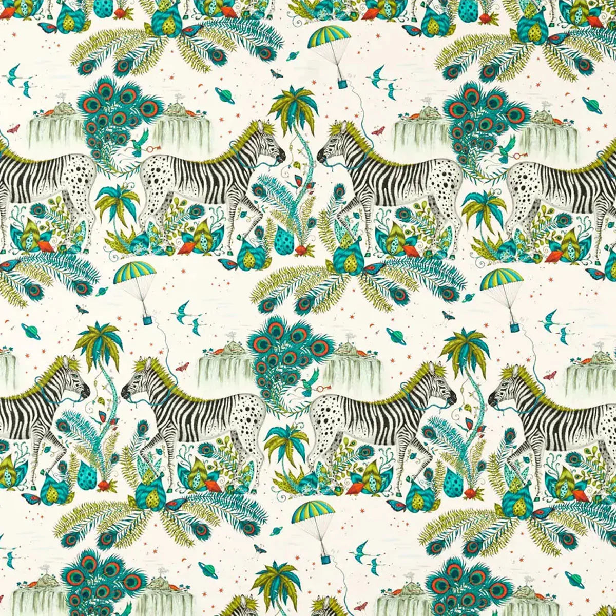 Lost World Indoor Outdoor Fabric - Clarke & Clarke X Emma Shipley