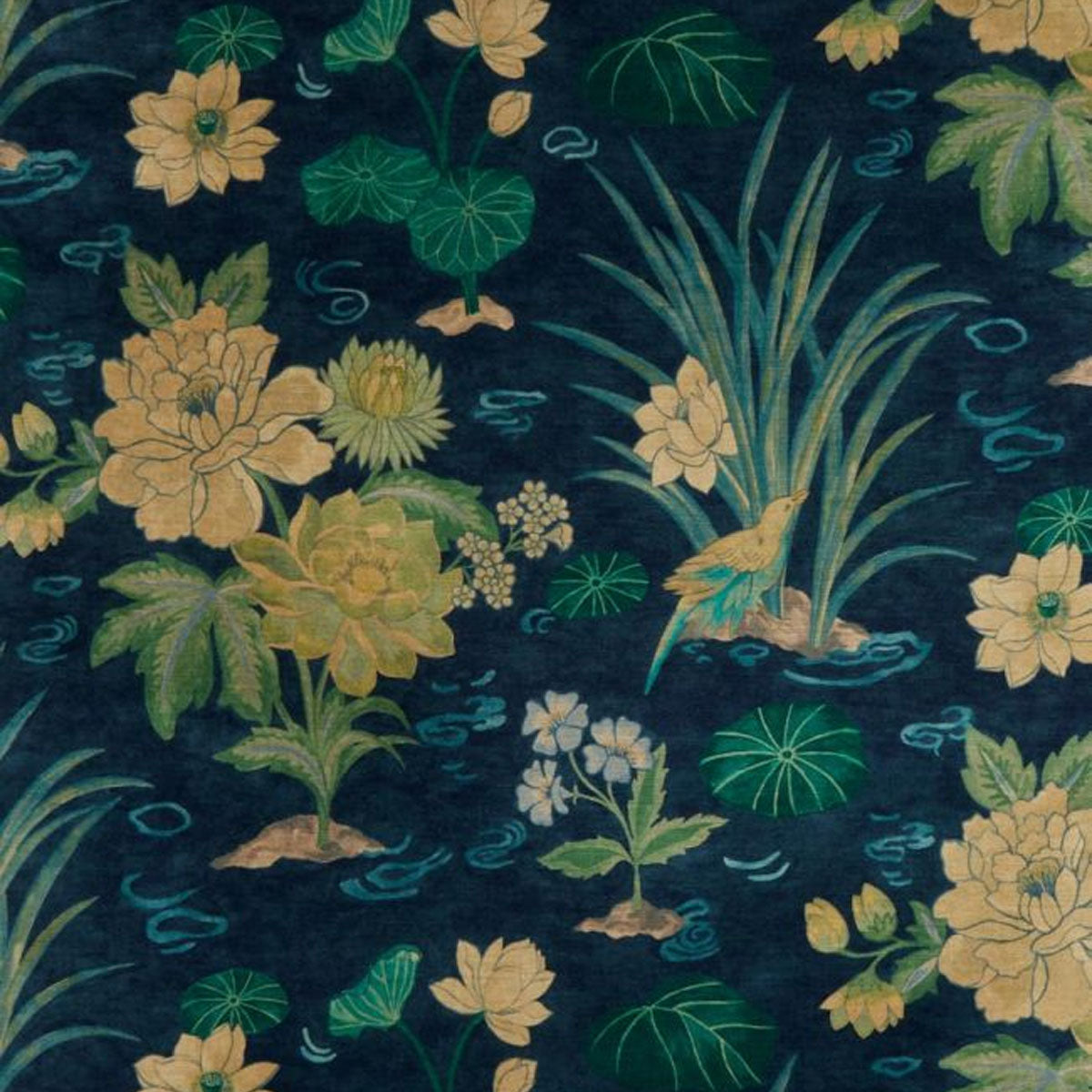 Lotus Garden Fabric - Liberty