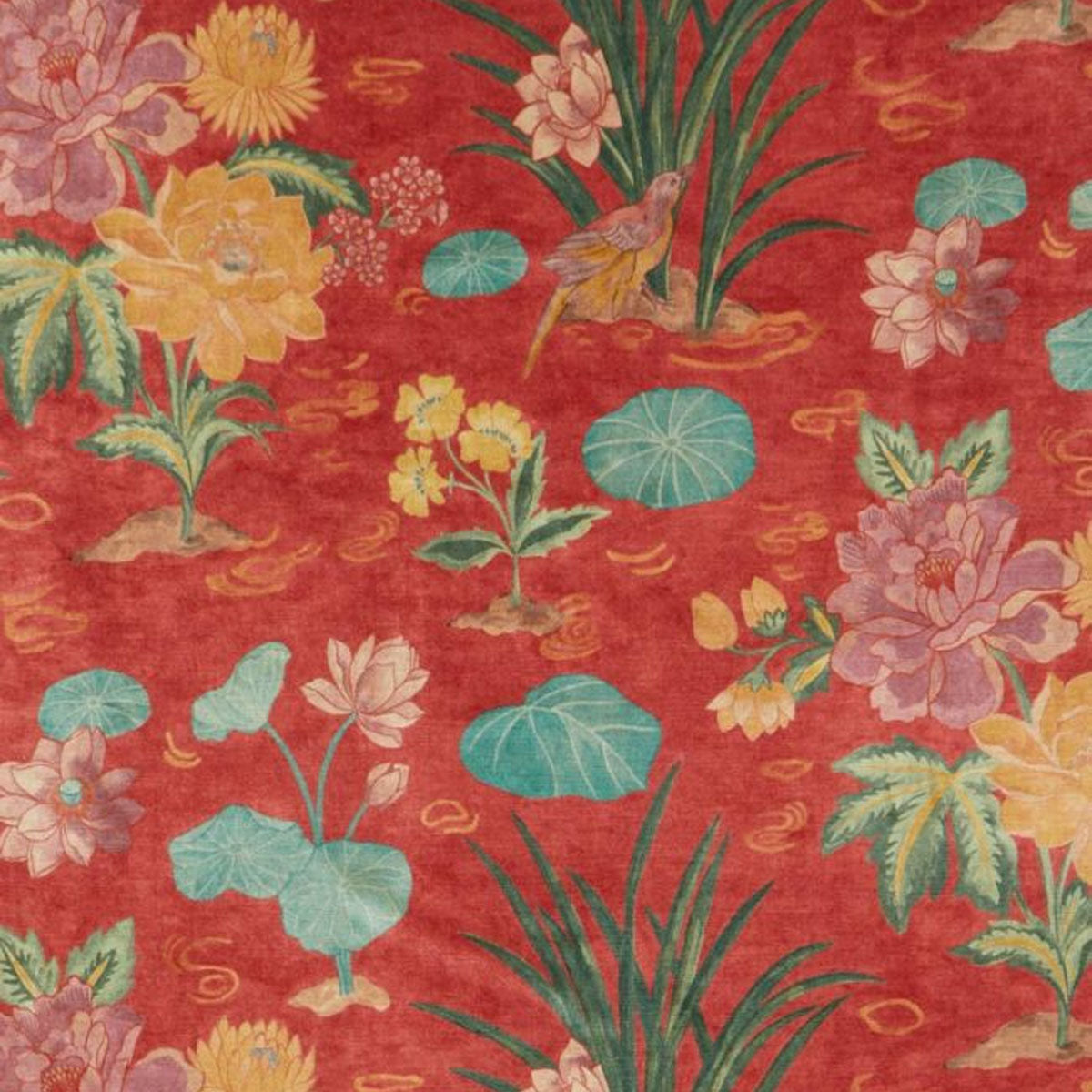 Lotus Garden Fabric - Liberty