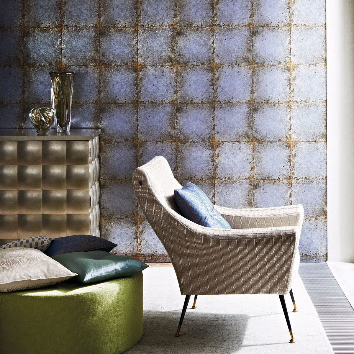 Zoffany -  Lustre Tile Wallpaper