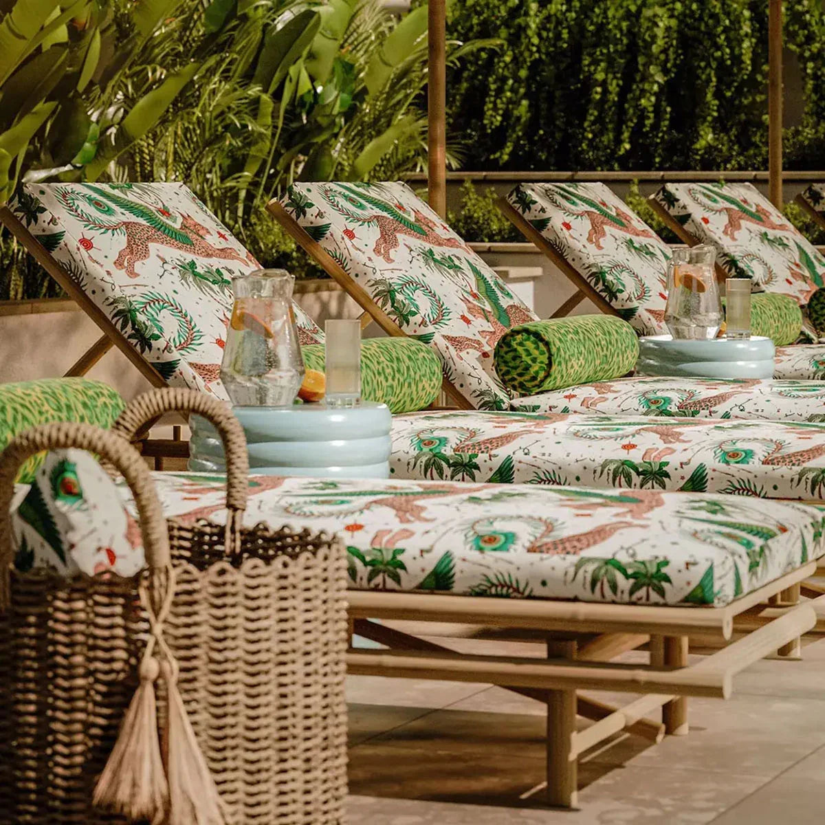 Lynx Indoor Outdoor Fabric - Clarke & Clarke X Emma Shipley