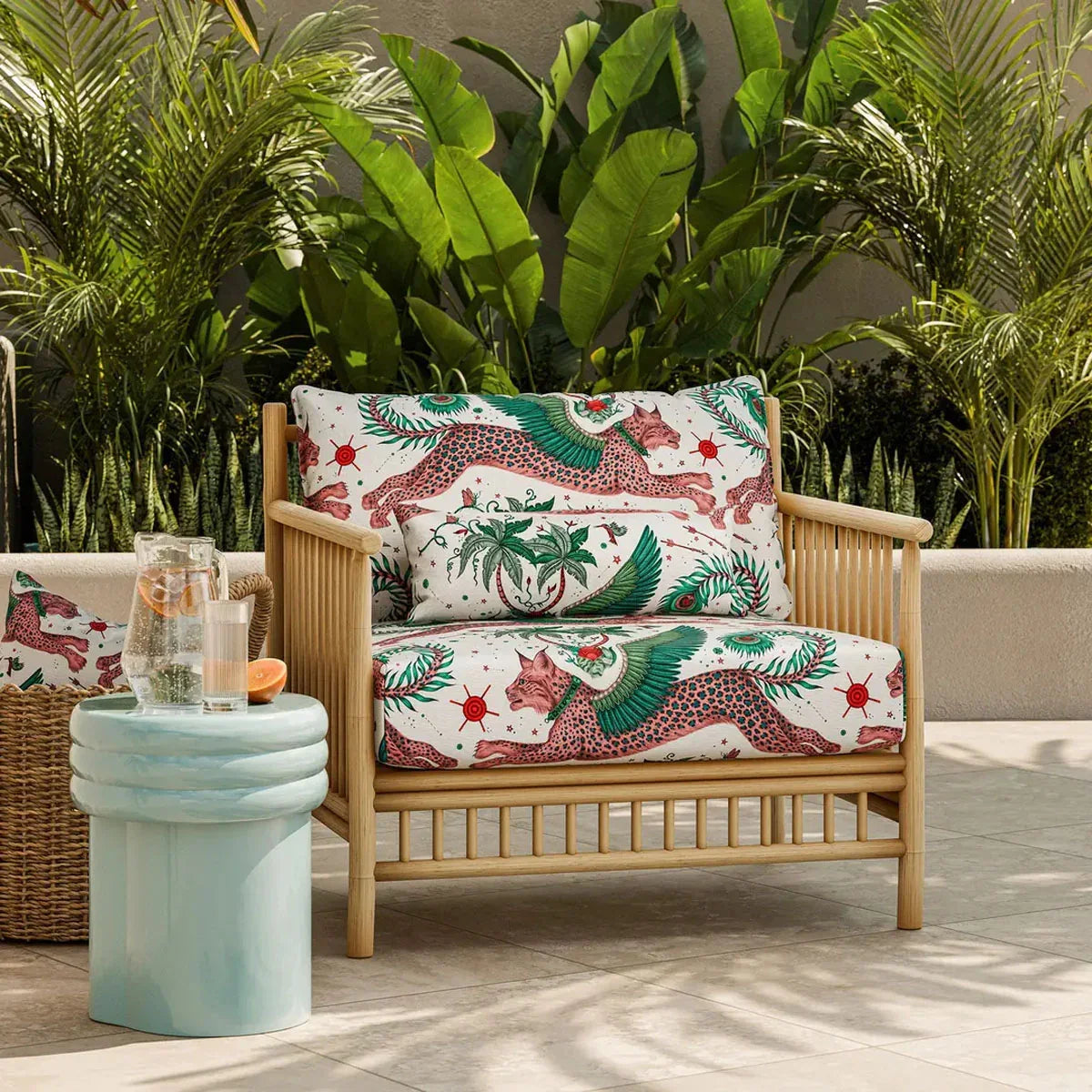 Lynx Indoor Outdoor Fabric - Clarke & Clarke X Emma Shipley