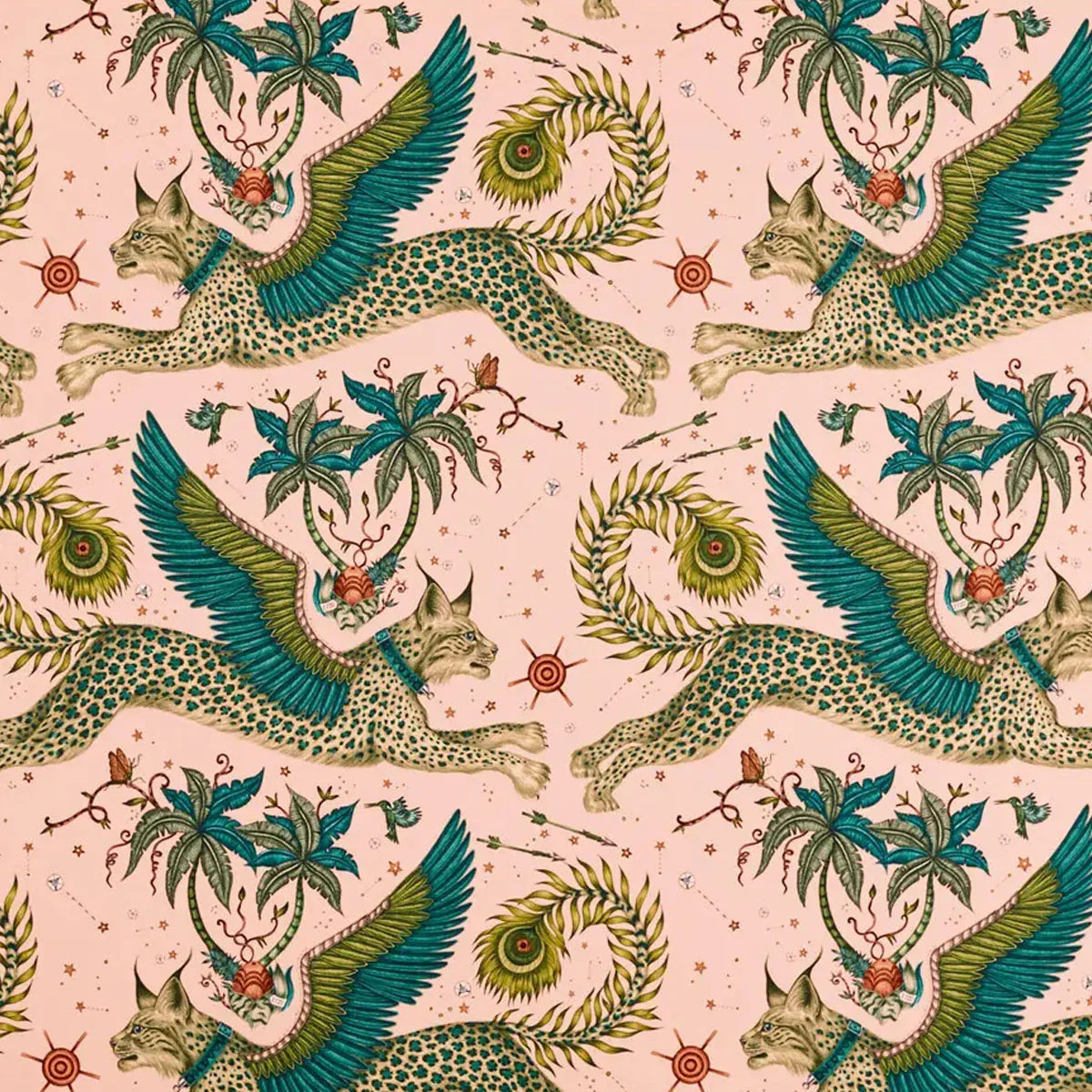 Lynx Indoor Outdoor Fabric - Clarke & Clarke X Emma Shipley