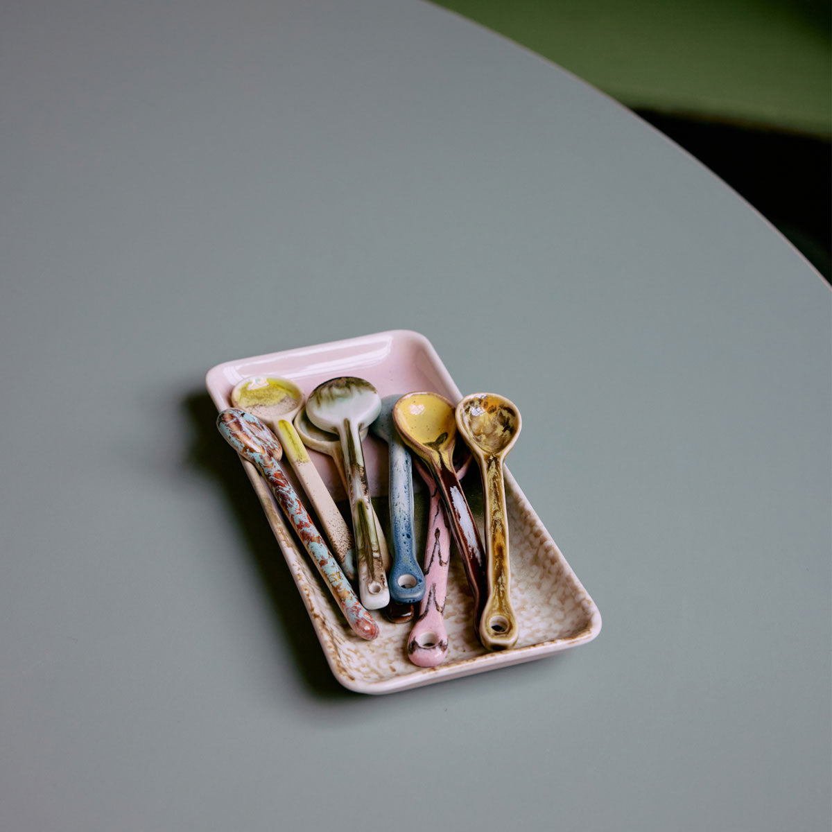 70s Ceramics Spoons - HKLIVING