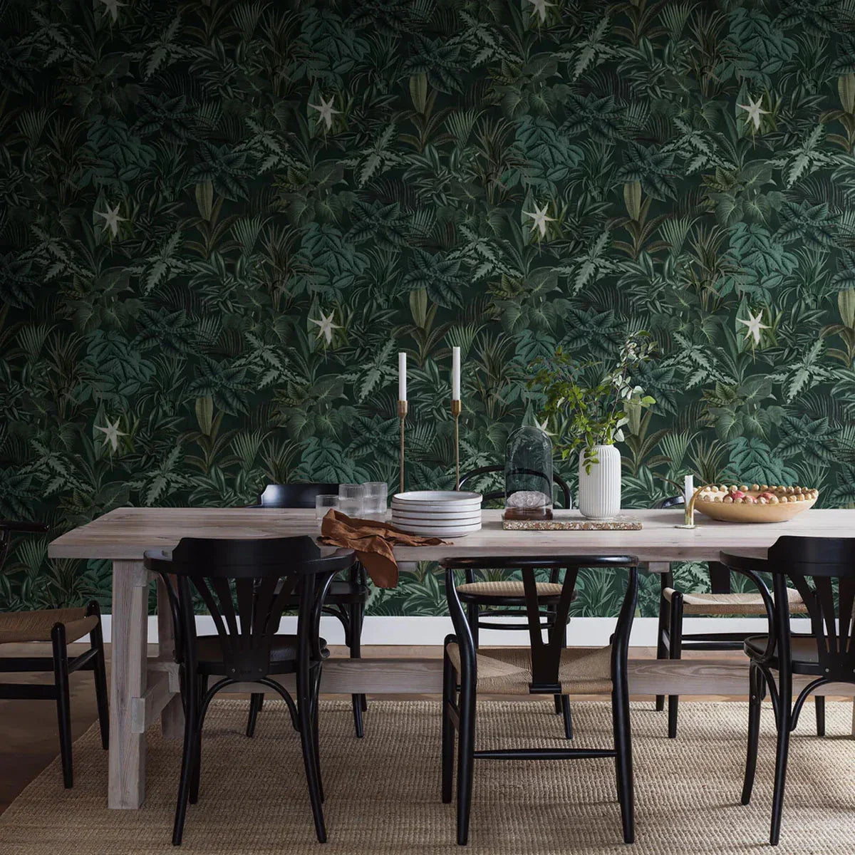 Madagascar Leaves Mural Wallpaper - Borastapeter