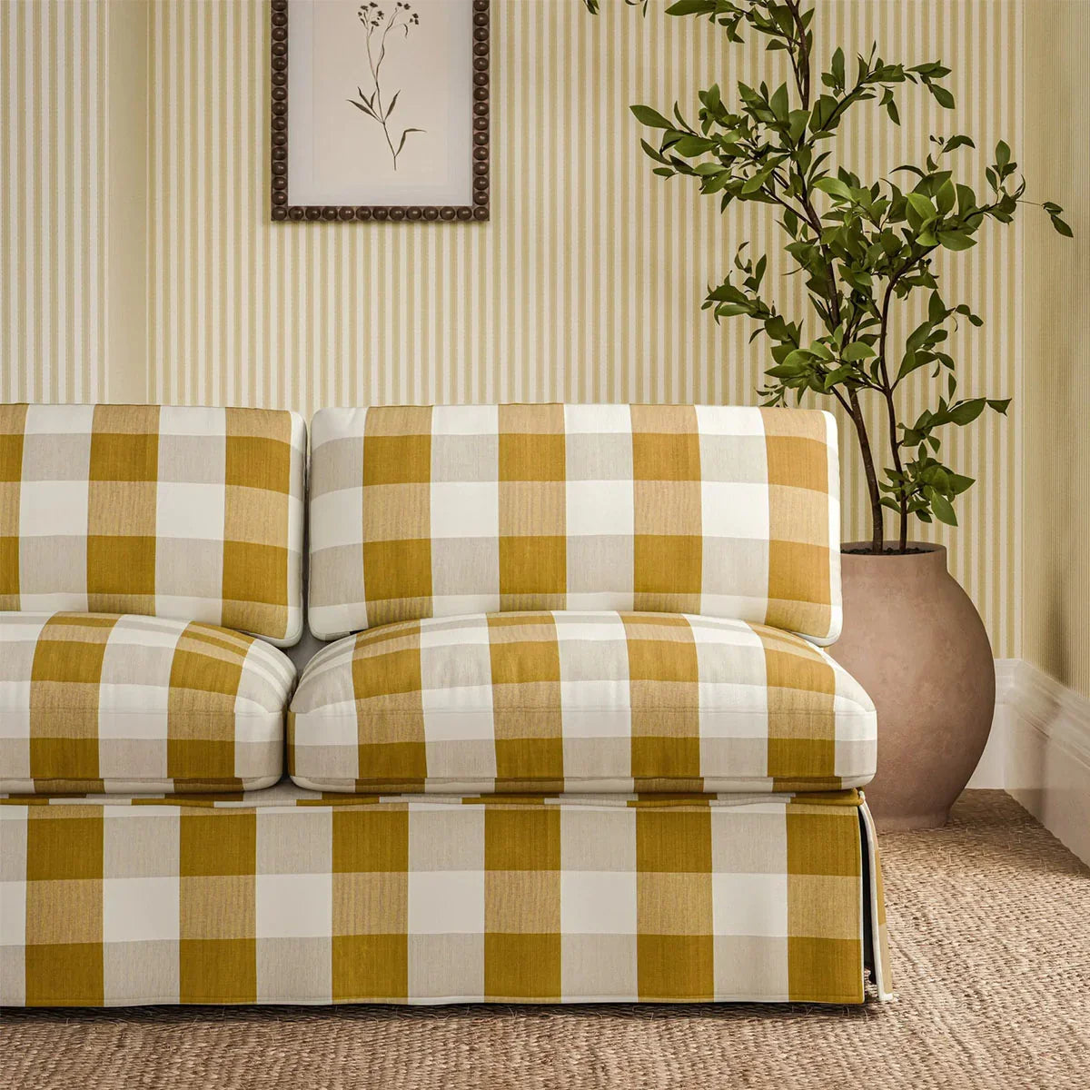 Madras Check Fabric - Sanderson