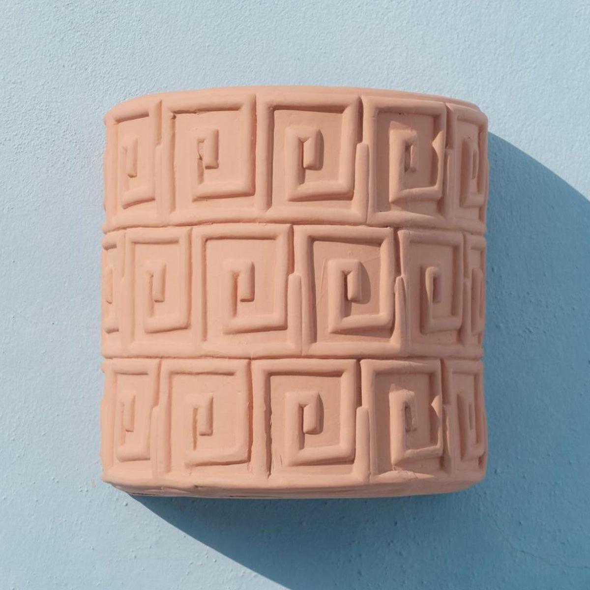 Magna Graecia Terracotta Wall Vase Greche - Seletti