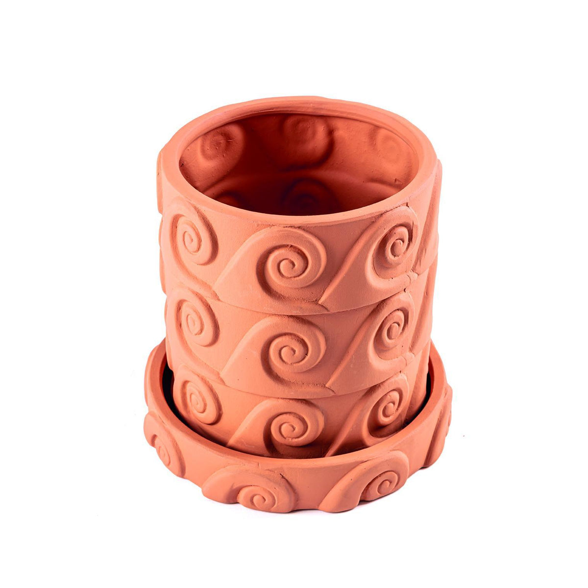 Magna Graecia Terracotta Vase Onda - Seletti