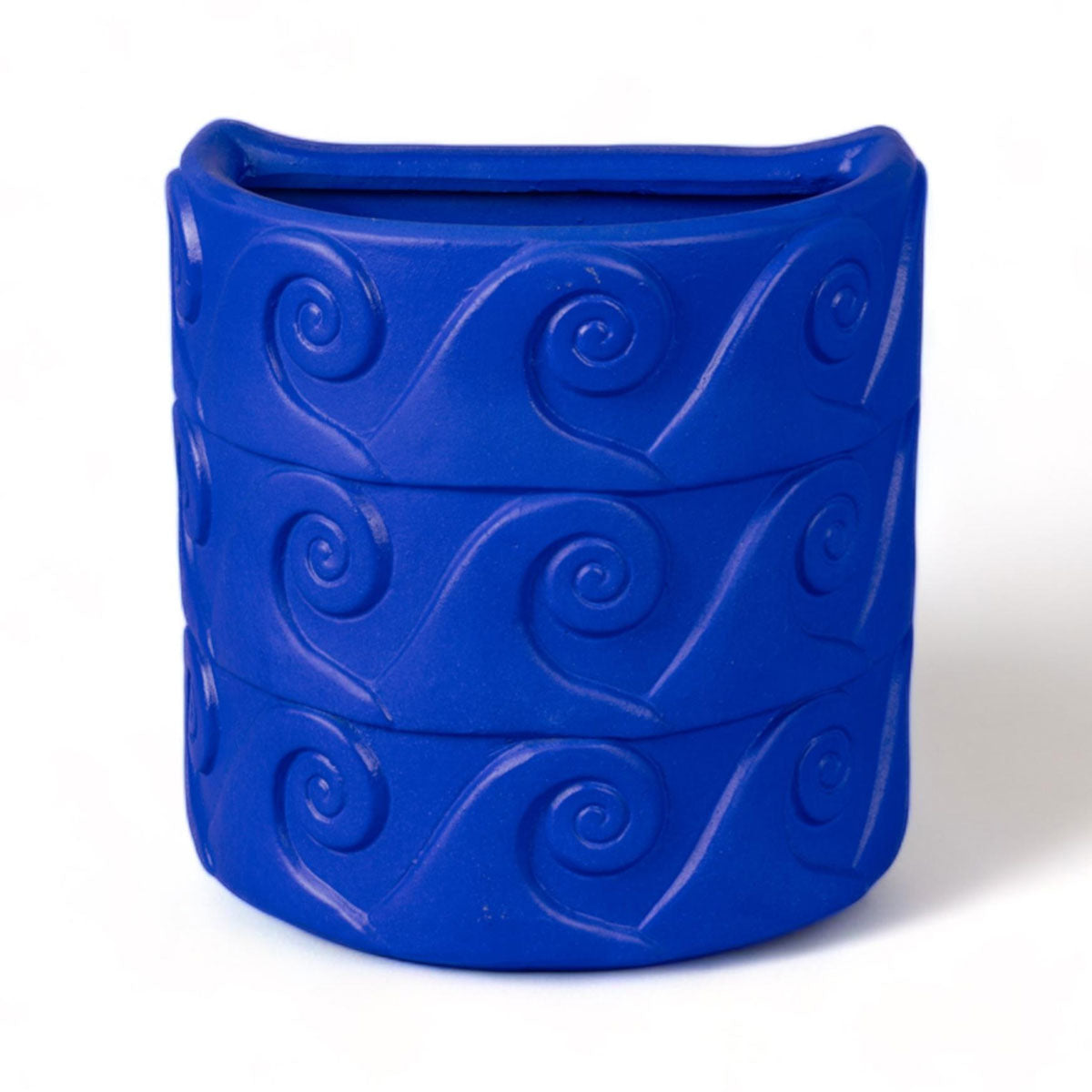Magna Graecia Terracotta Wall Vase Onde Blue - Seletti