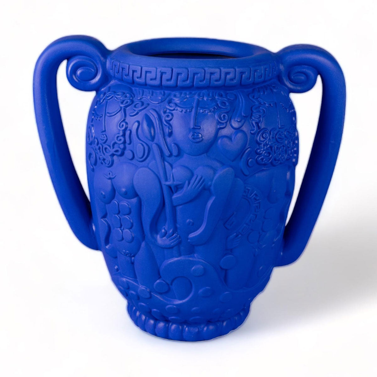 Magna Graecia Terracotta Amphora Blue - Seletti