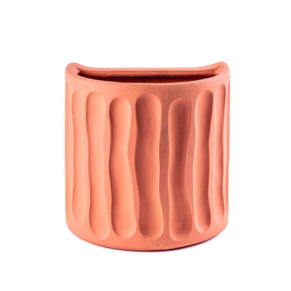 Magna Graecia Terracotta Wall Vase Dorico - Seletti