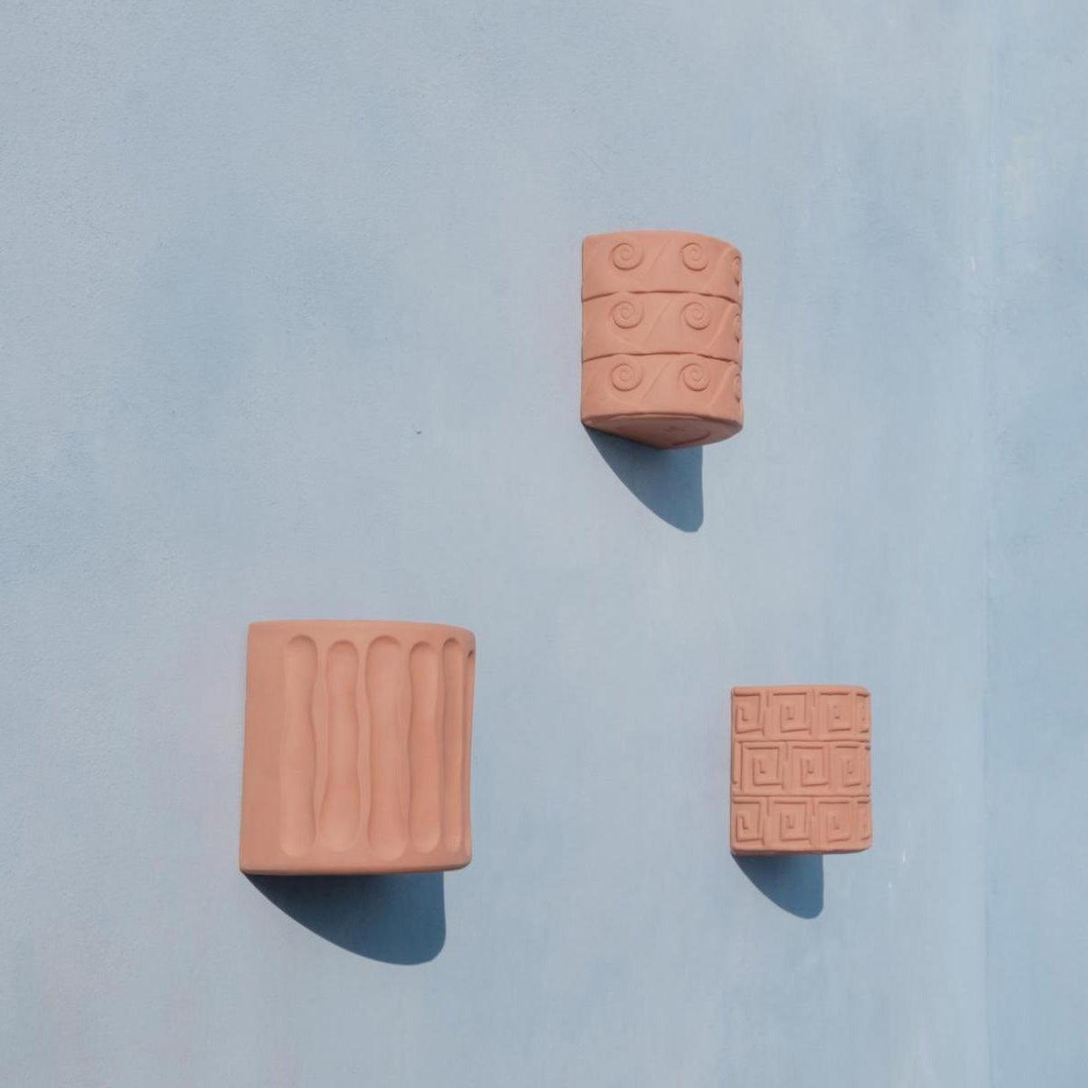 Magna Graecia Terracotta Wall Vase - Seletti