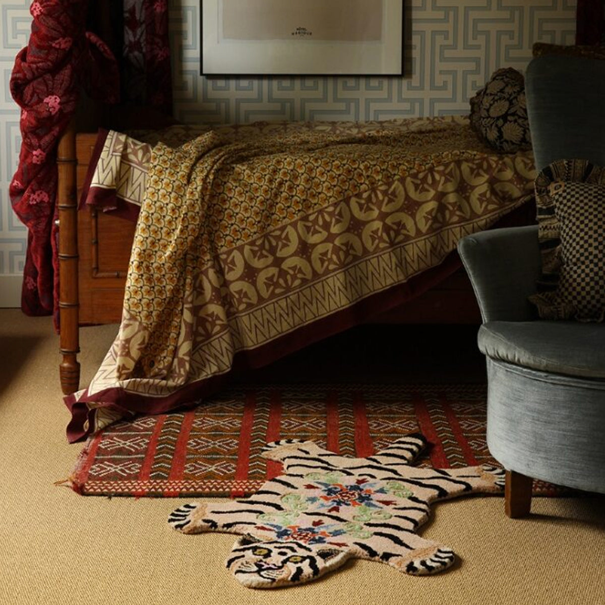 Mahee Majestic Tiger Rug Small - Doing Goods
