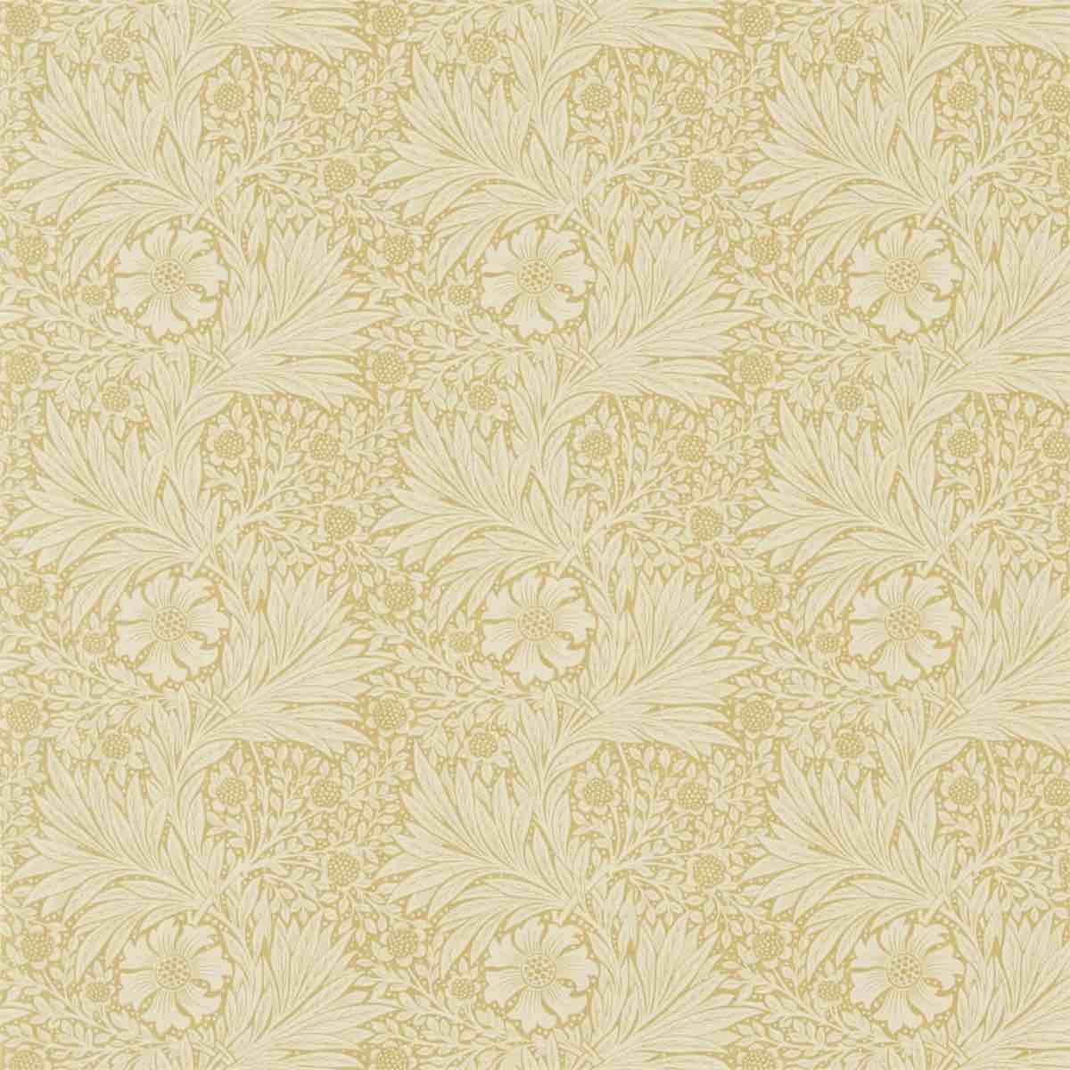 Morris &amp; Co &#39;Marigold - Lichen/Cowslip&#39; Fabric