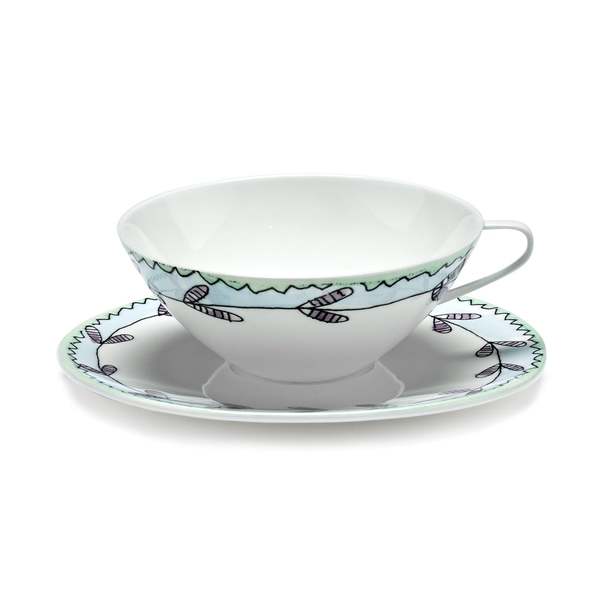 Marni X Serax Blossom Milk Tea Cup with Saucer