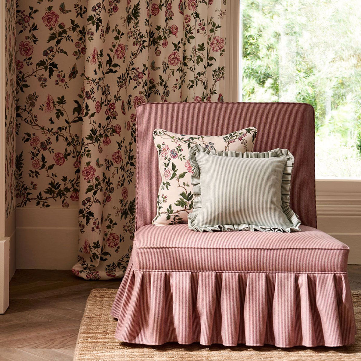 Sanderson Mayford Wool fabric – Madder (4)