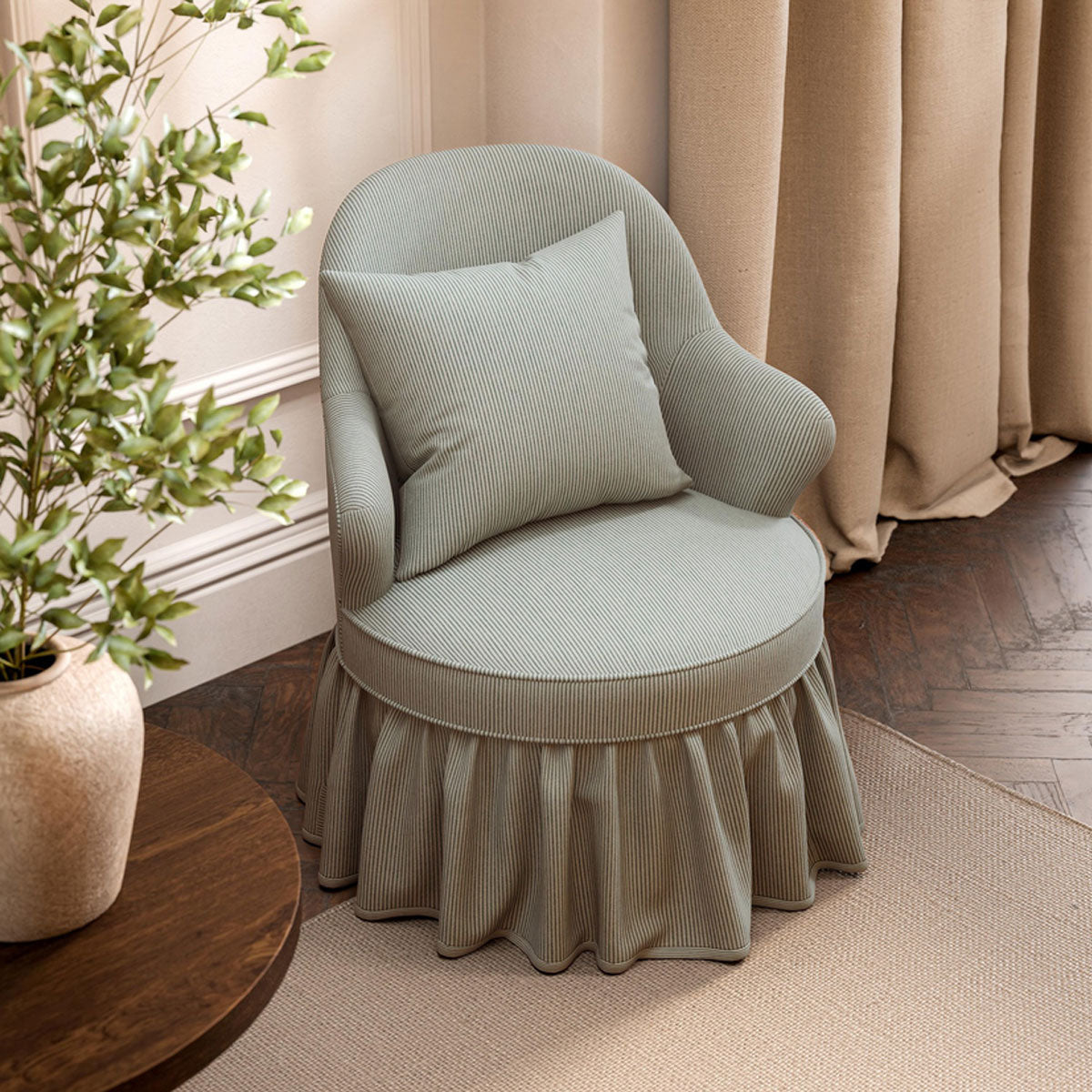 Sanderson Mayford Wool fabric – Mineral Blue (2)