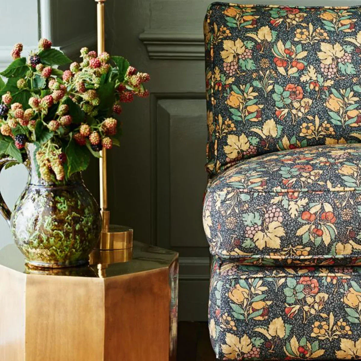 Meadow Fruit Fabric - GP&J Baker