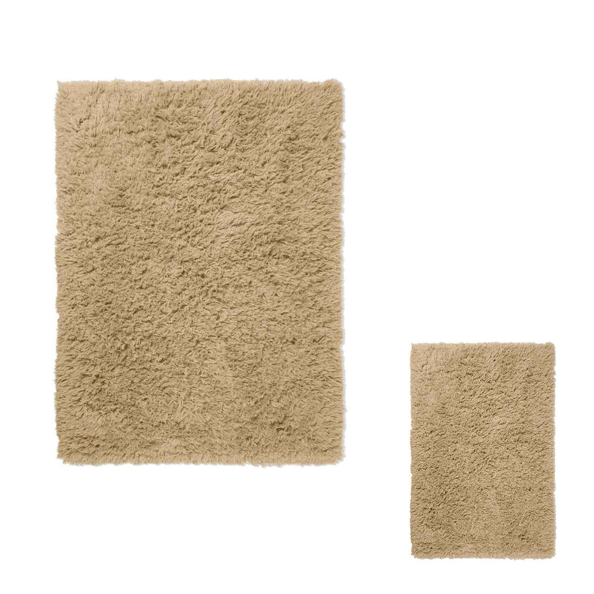 Meadow High Pile Rug Light Sand - ferm LIVING