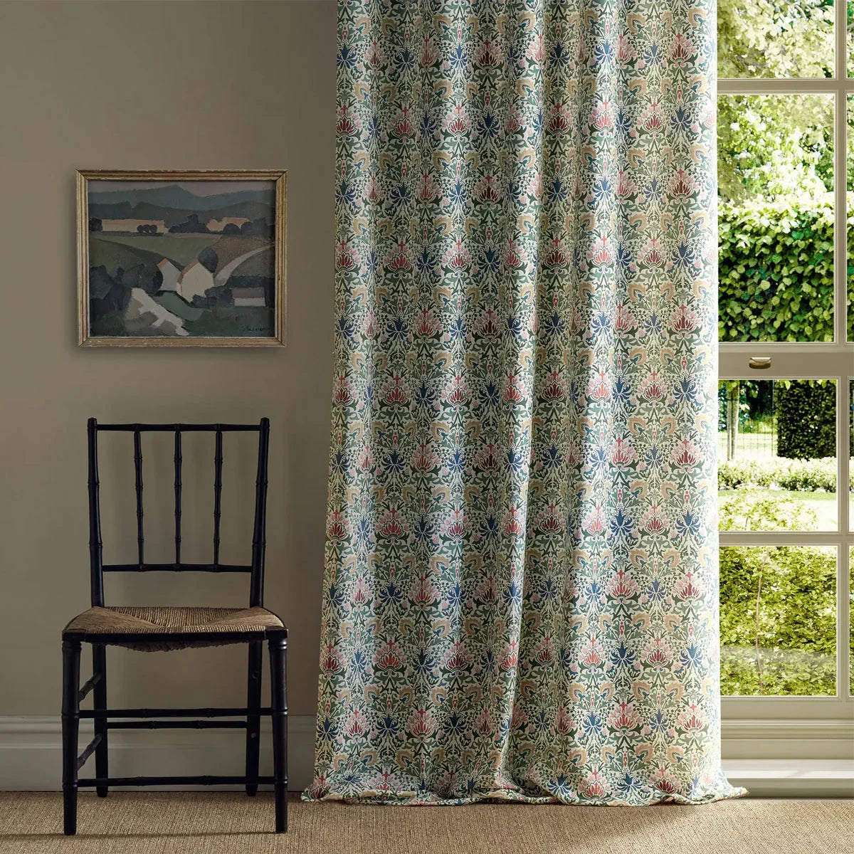 Meda Iris Fabric - Morris & Co