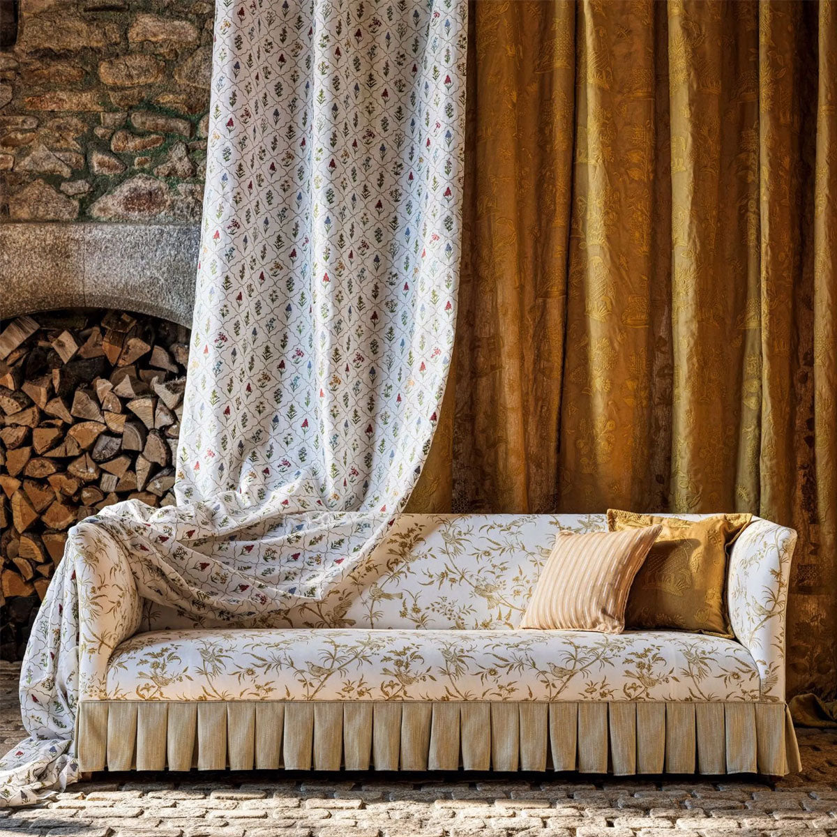 Medieval Embroidery Fabric - Sanderson