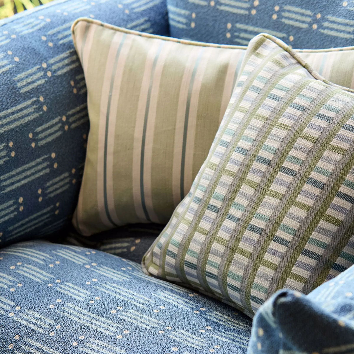 Melton Stripe Fabric - Scion