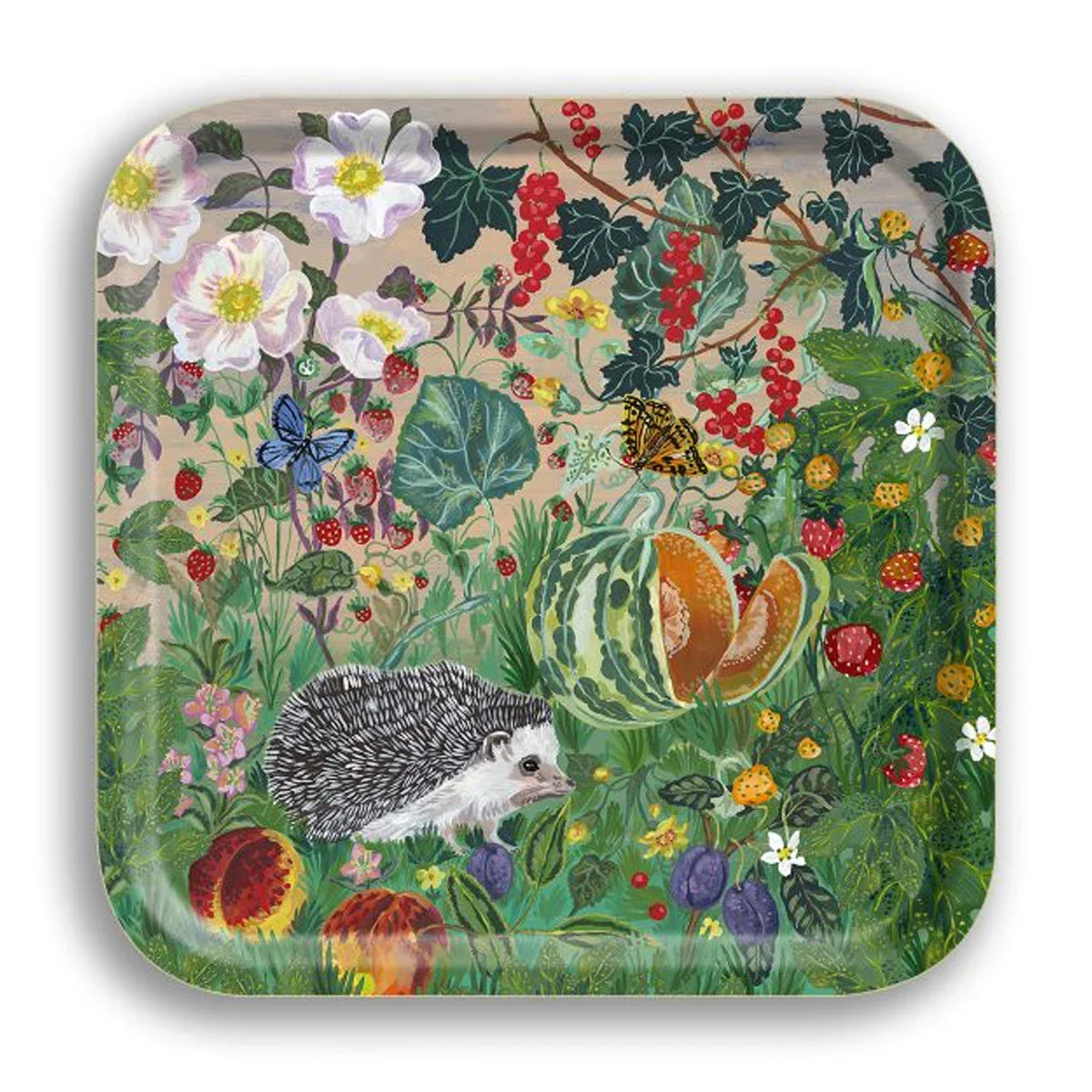 Birch Wood Square Tray - Avenida Home