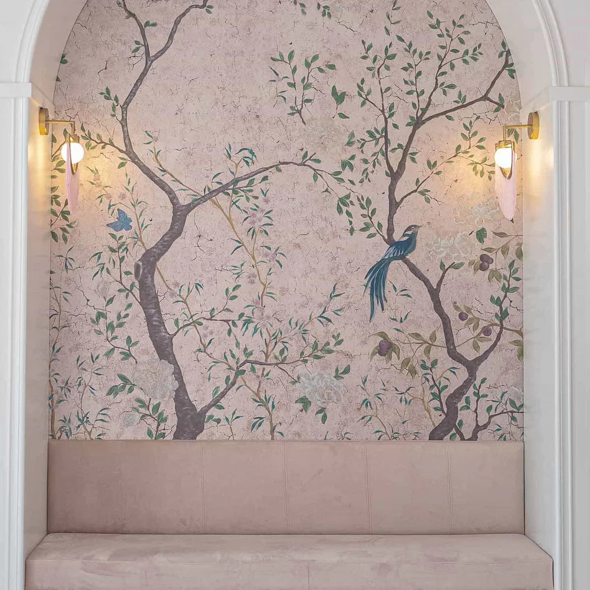 Metallic Edo Mural Wallpaper - Coordonne