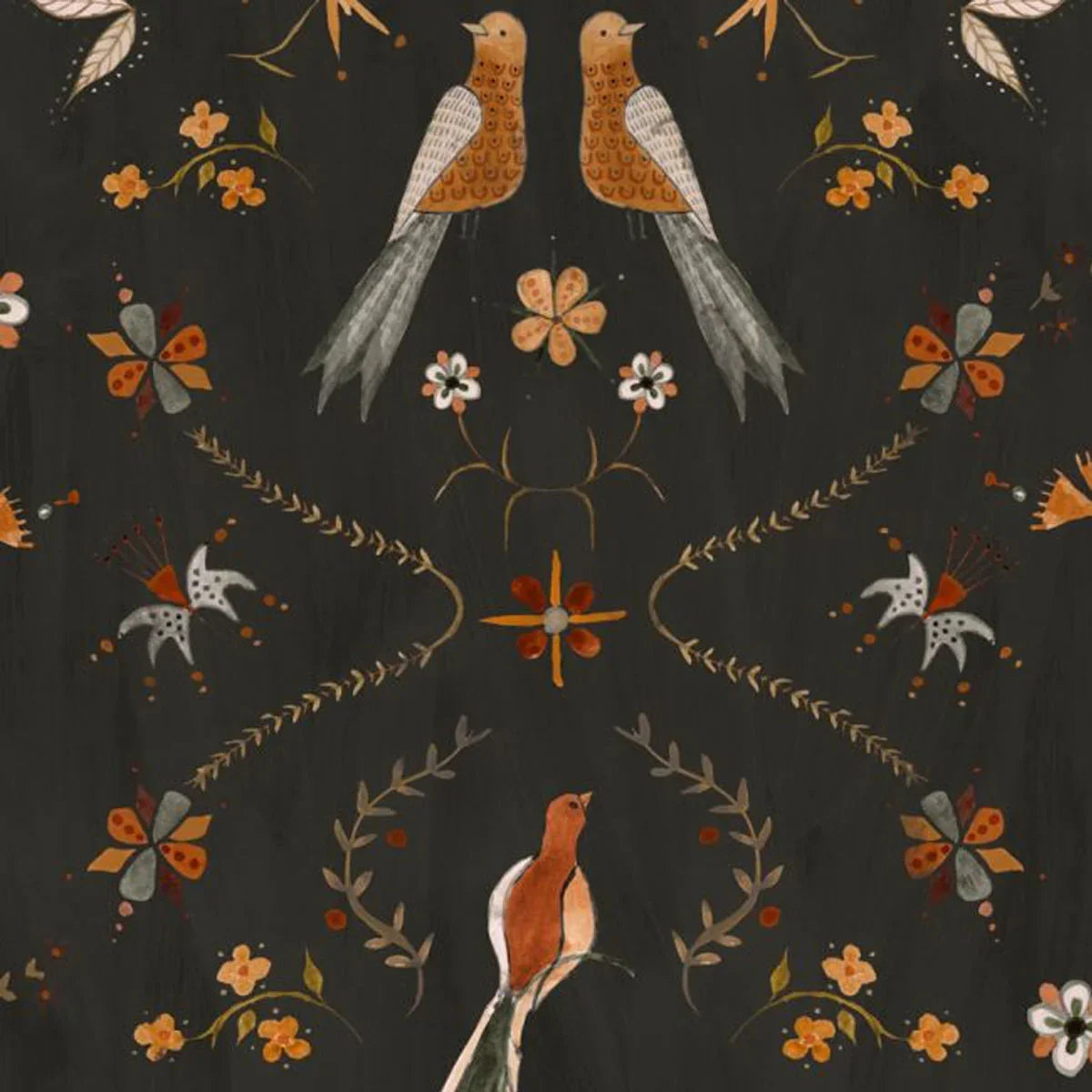 Metaphoric Birds Wallpaper - Coordonne