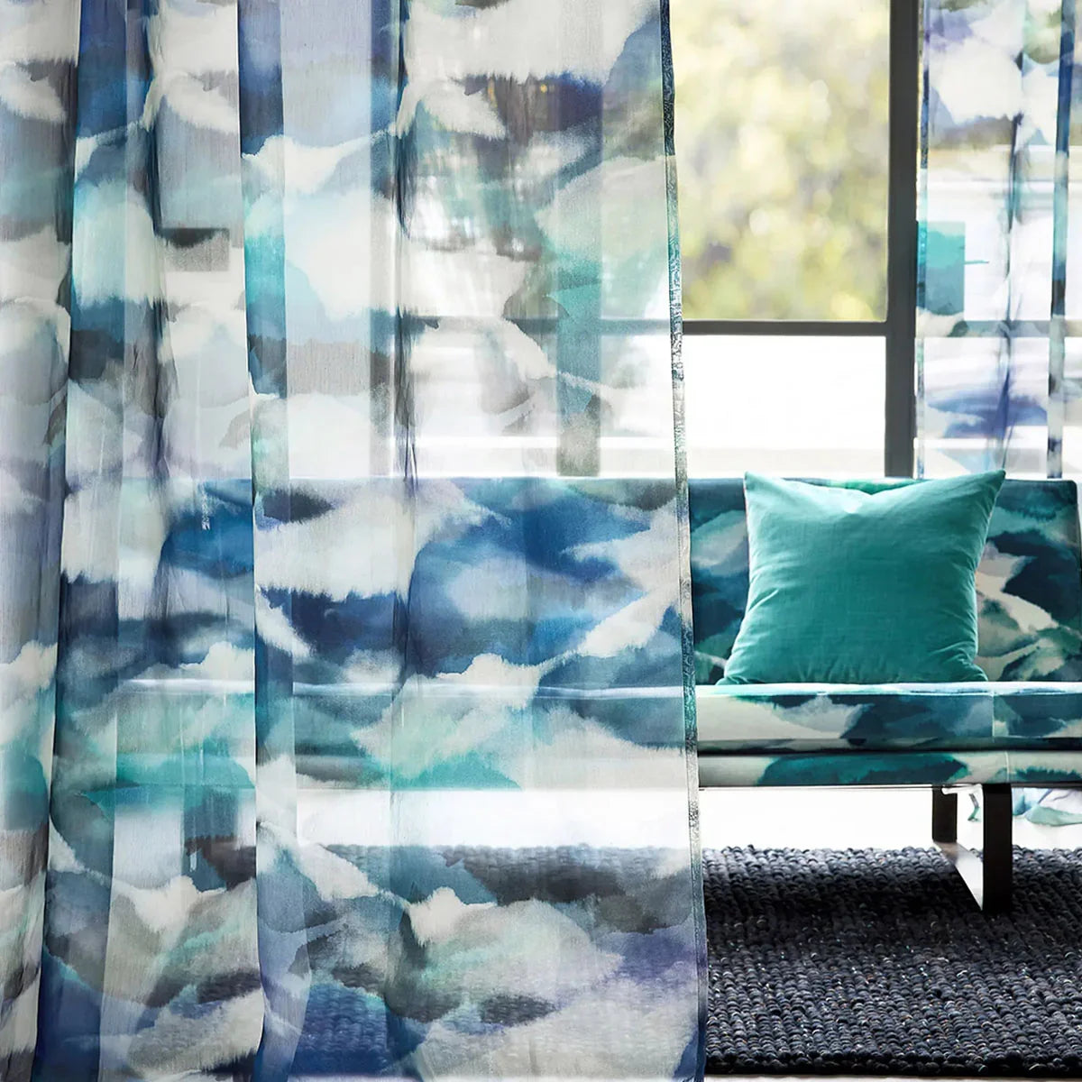 Minako Velvet Fabric - Harlequin