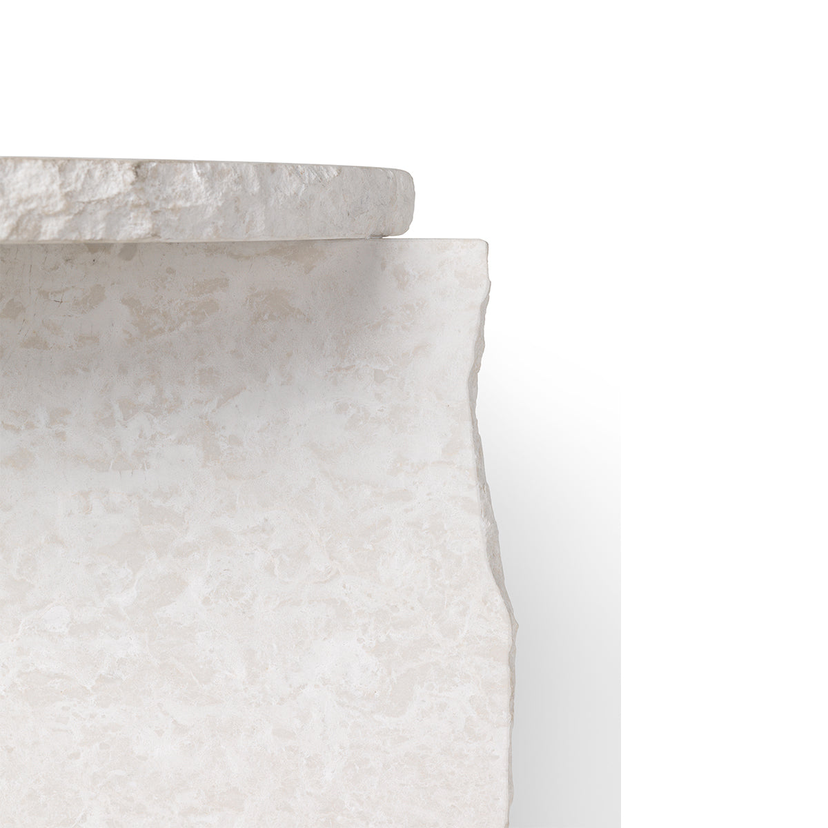 Mineral Sculptural Table Bianco Curia- ferm LIVING