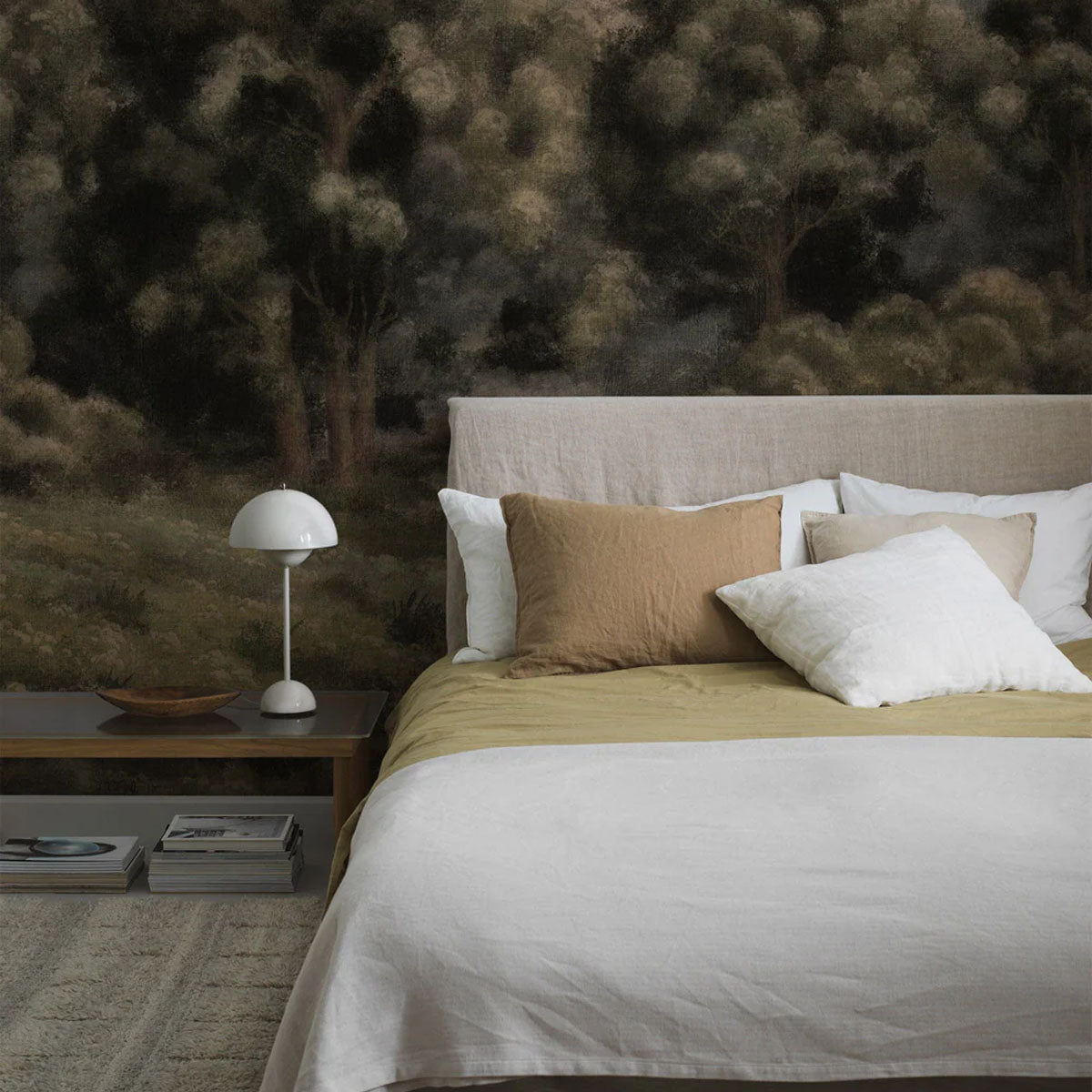 Misty Forest Mural Wallpaper - Borastapeter