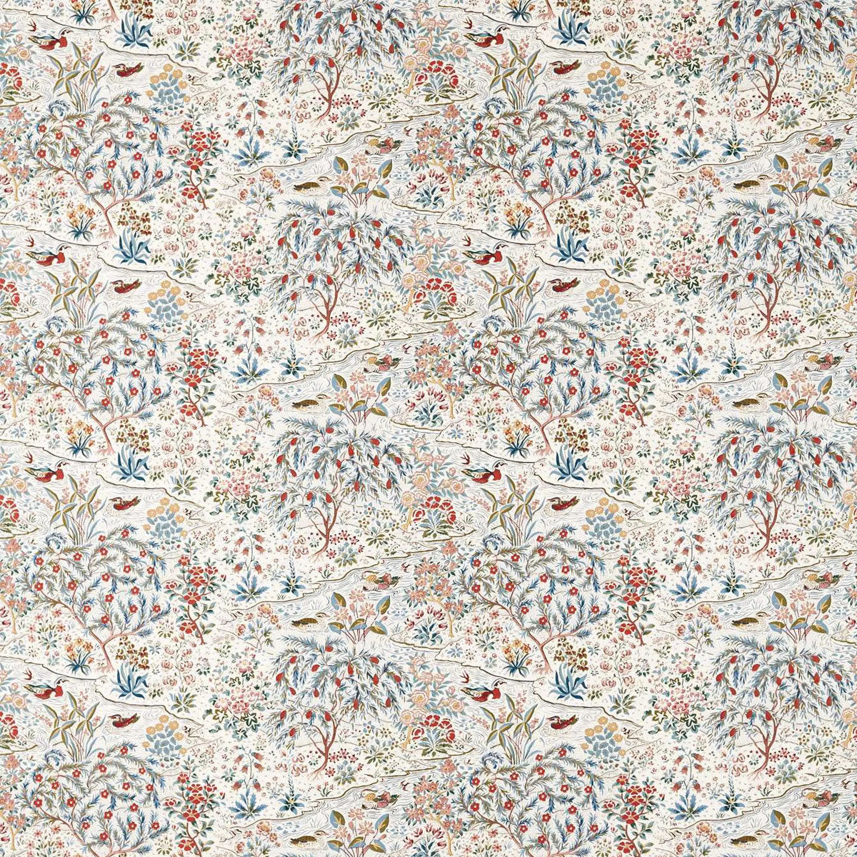 Moat Birds Fabric - Sanderson