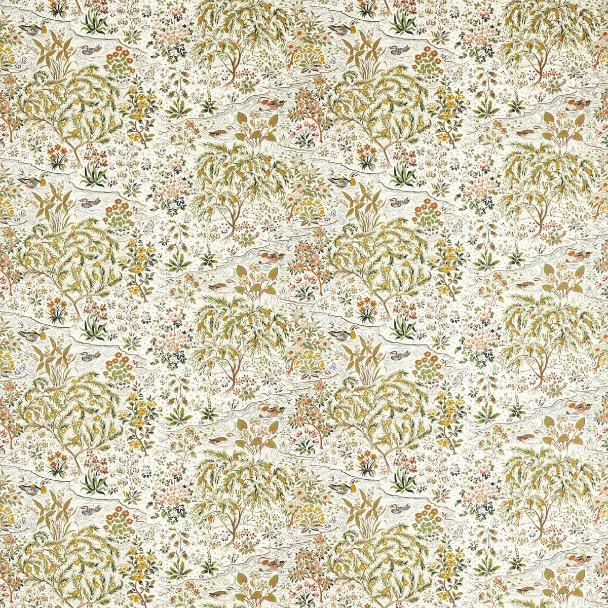 Moat Birds Fabric - Sanderson