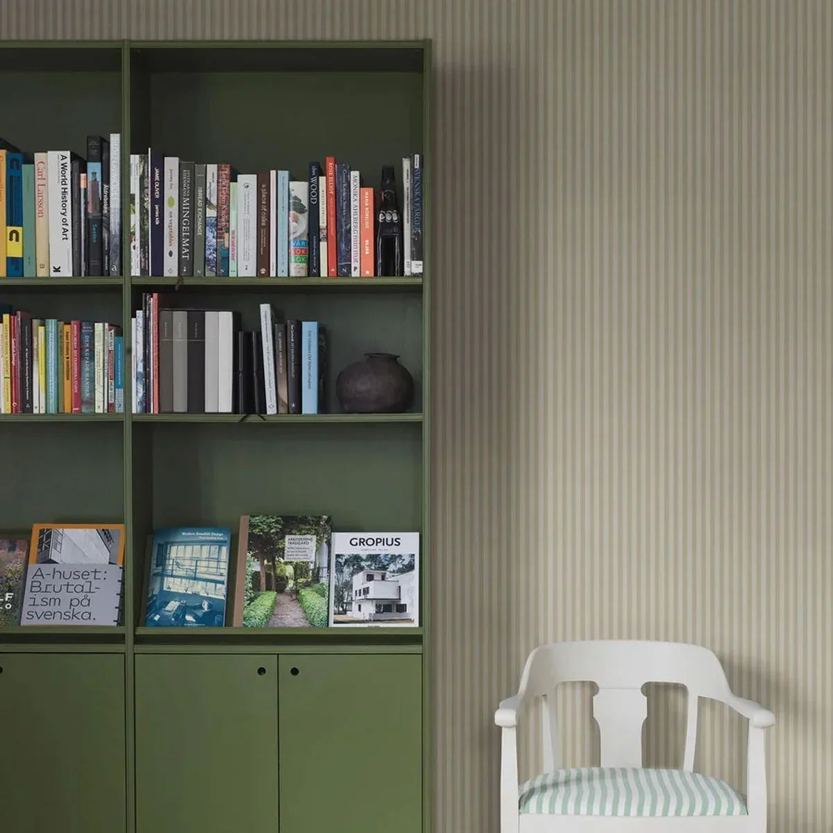 Mölle Stripe Wallpaper - Borastapeter