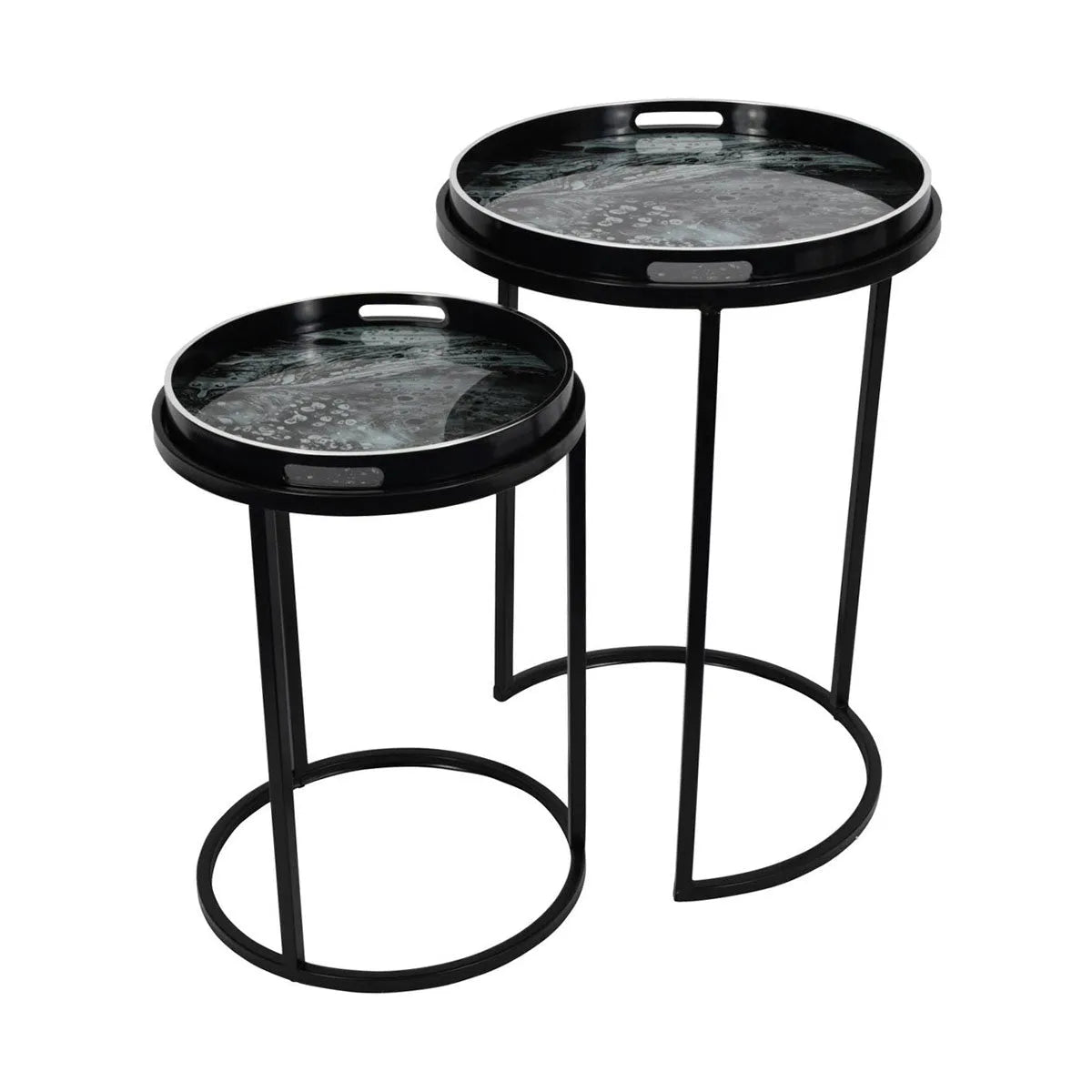 Set of Two Side Tray Tables - Courthouse Furniture