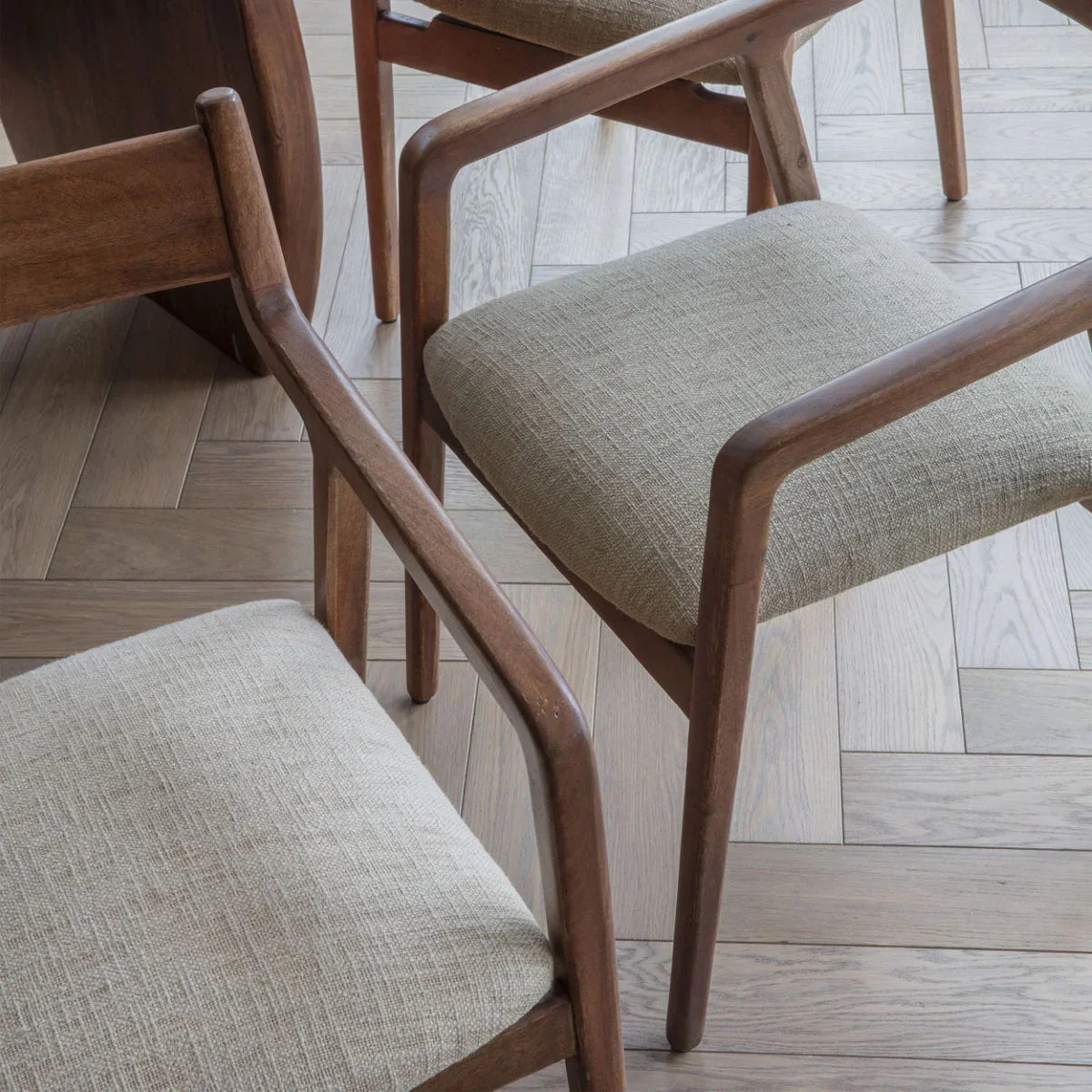 Monterey Wooden Upholstered Dining Chair - Courthouse Furniture
