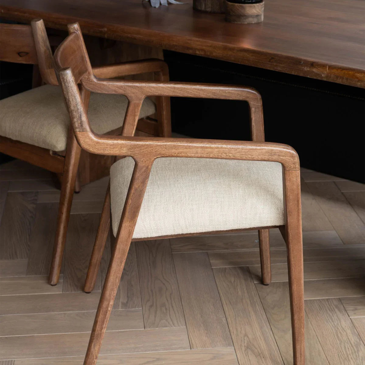 Monterey Wooden Upholstered Dining Chair - Courthouse Furniture