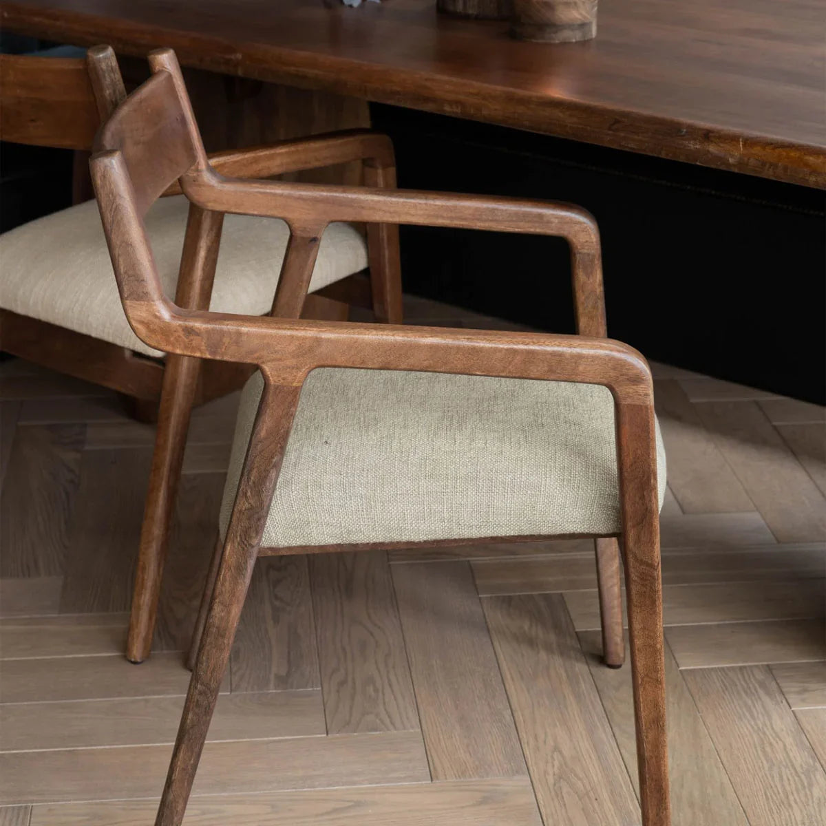 Monterey Wooden Upholstered Dining Chair - Courthouse Furniture