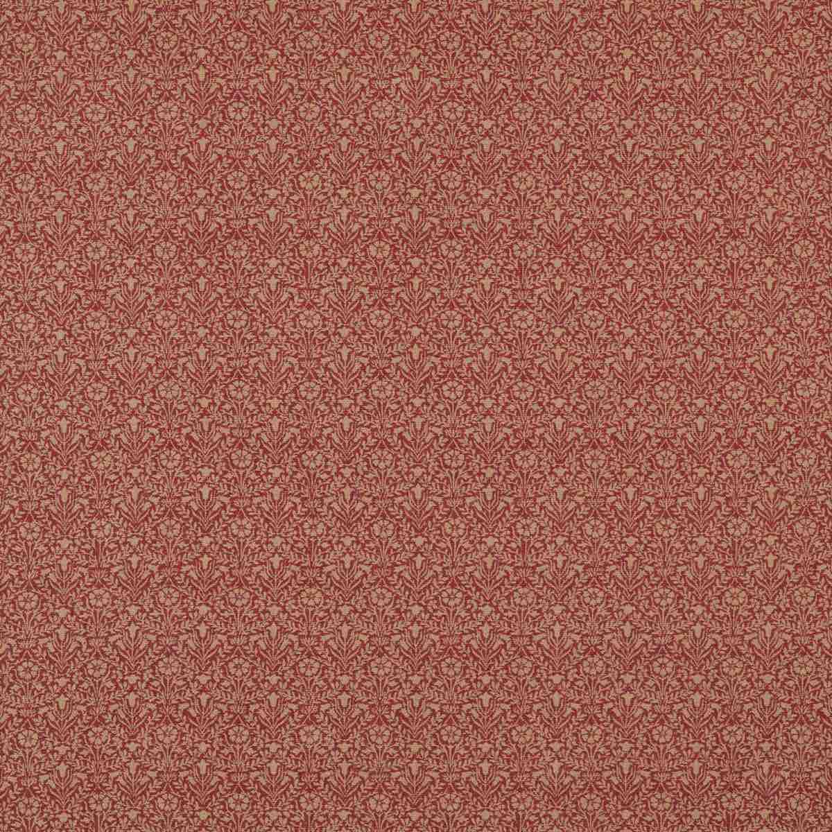 Morris &amp; Co &#39;Bellflowers Weave - Russet&#39; Fabric