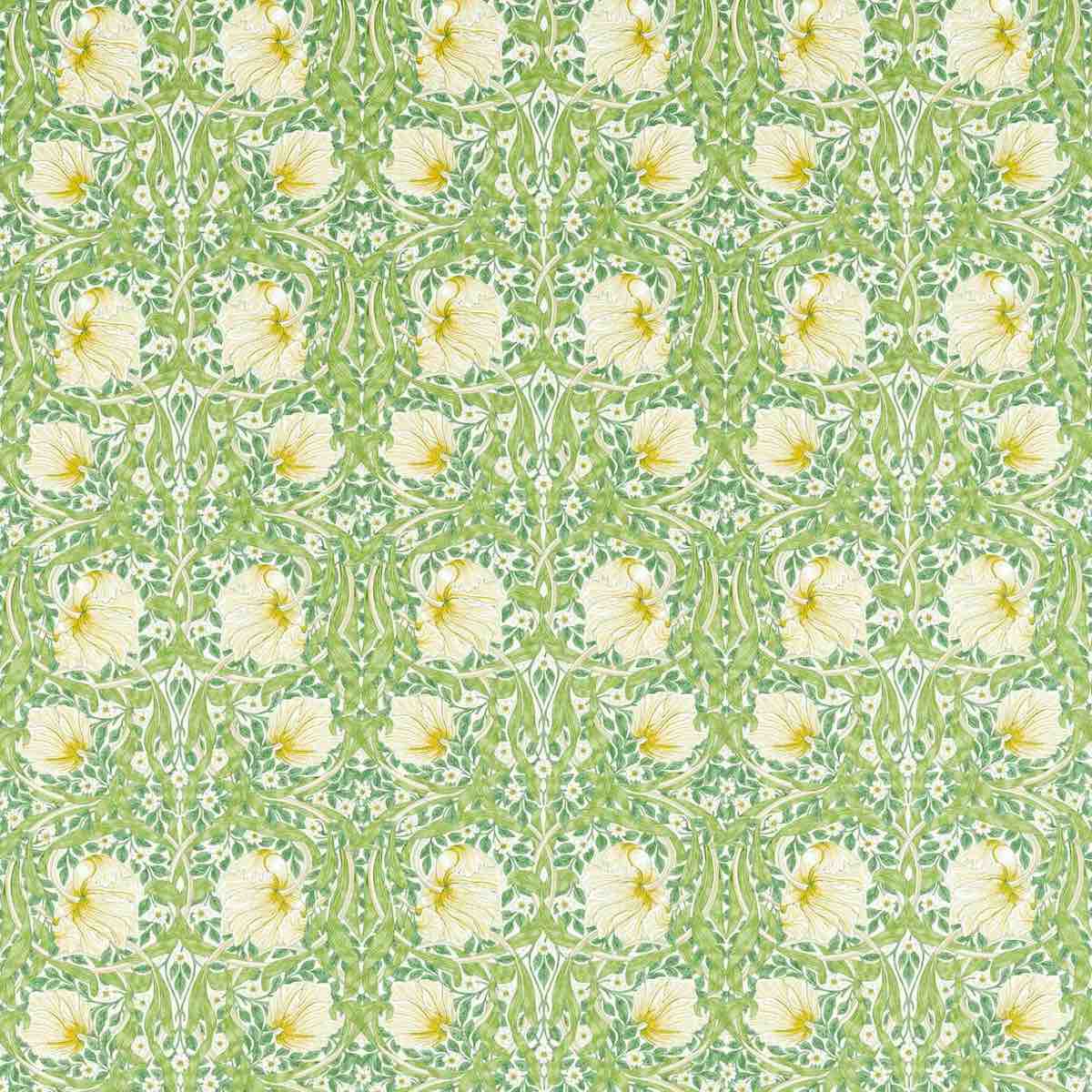 Morris &amp; Co &#39;Pimpernel - Weld/Leaf Green&#39; Fabric