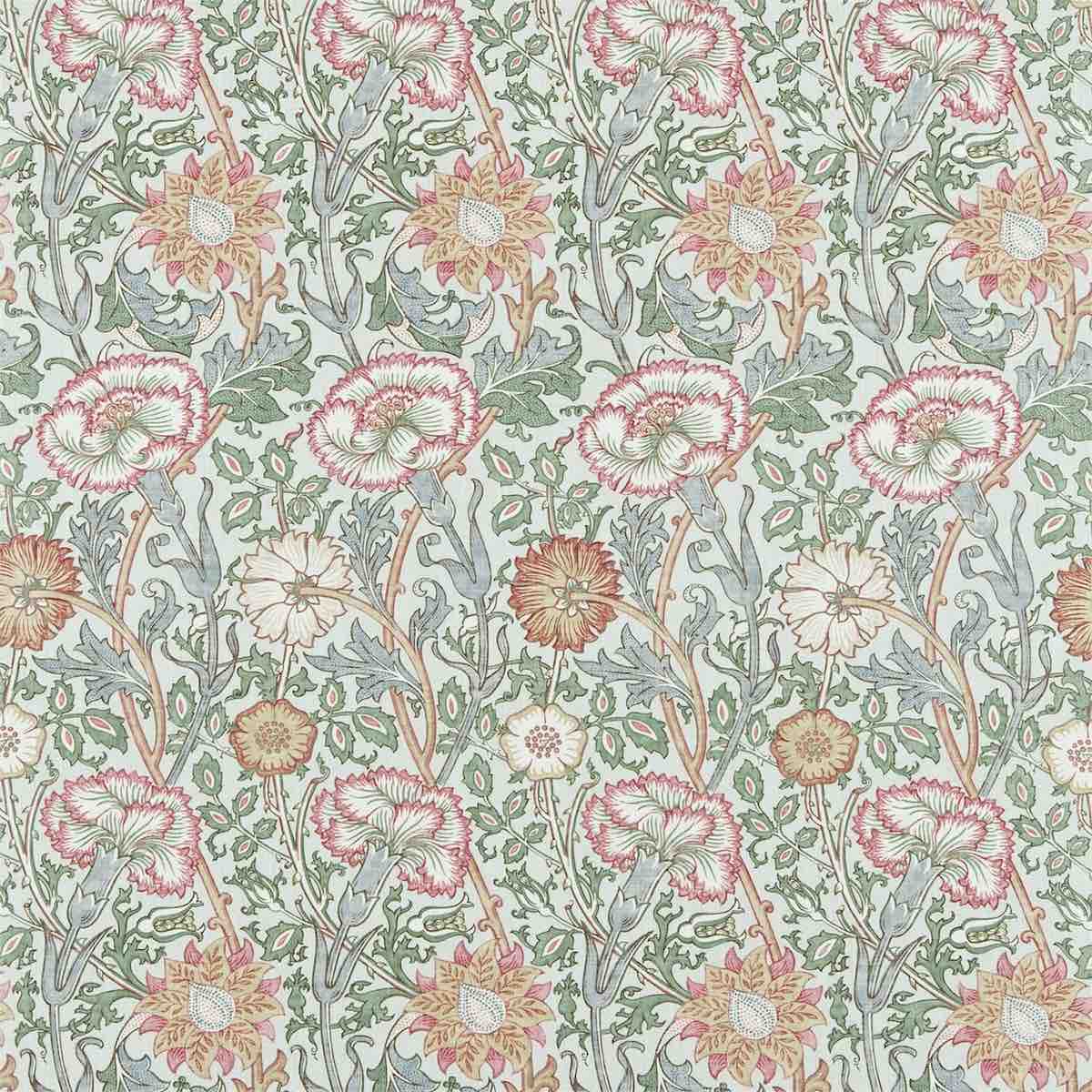 Morris &amp; Co &#39;Pink &amp; Rose - Eggshell/Rose&#39; Fabric