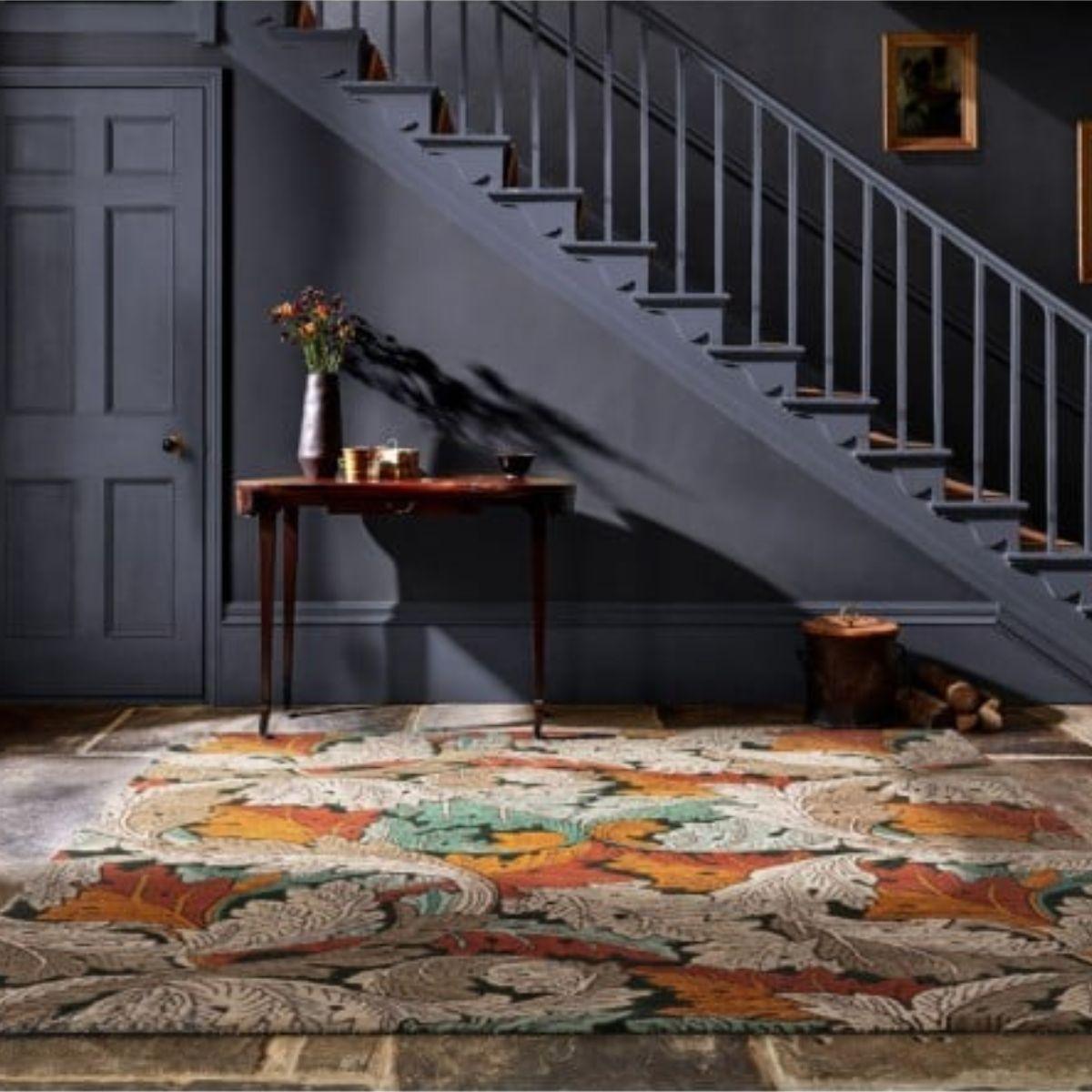 Morris &amp; Co &#39;Acanthus - Forest&#39; Rug