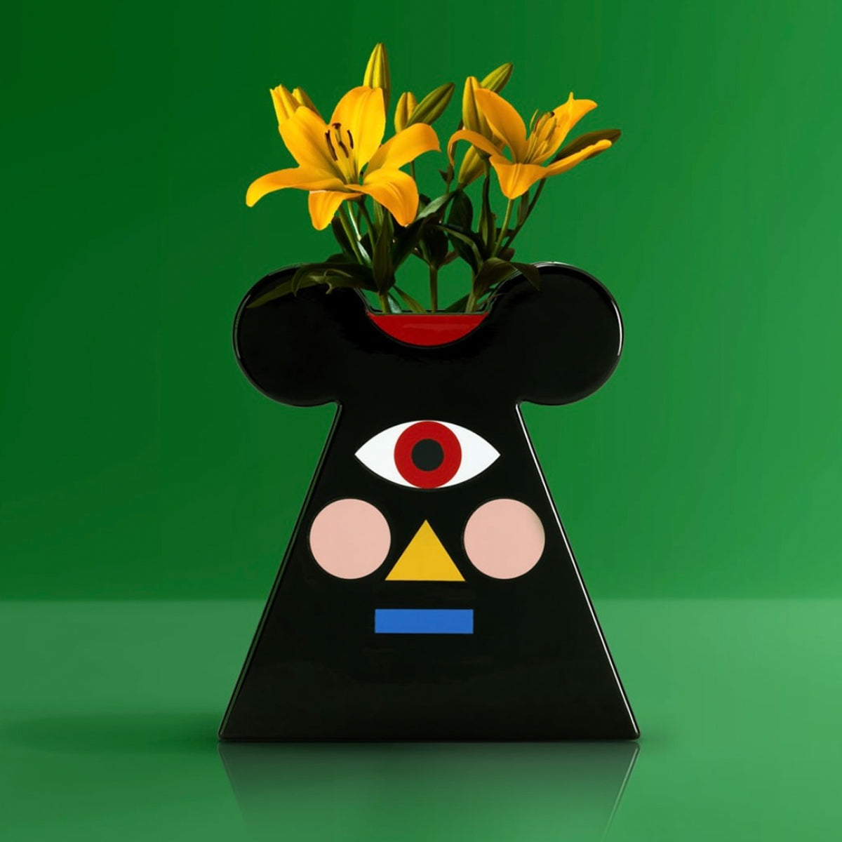 Oggian Vase Mister Mouse by Marco Oggian - Qeeboo
