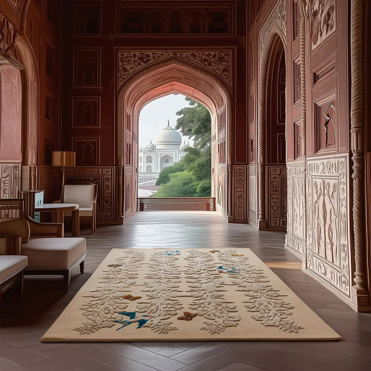 Mumtaz Mahal Hand Tufted Rug - Wendy Morrison Design