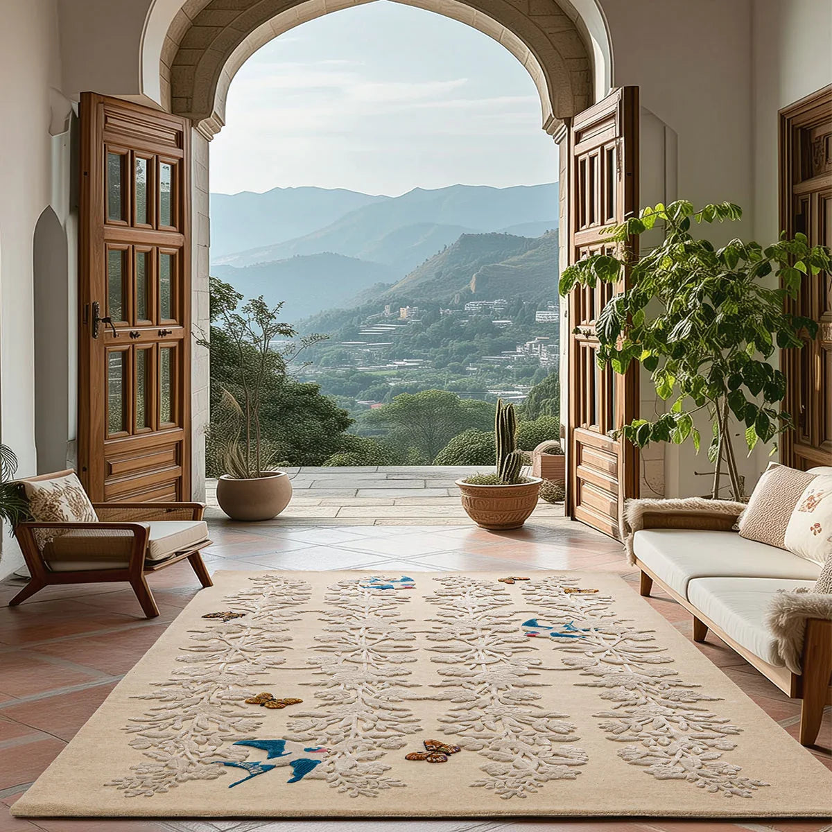 Mumtaz Mahal Hand Tufted Rug - Wendy Morrison Design