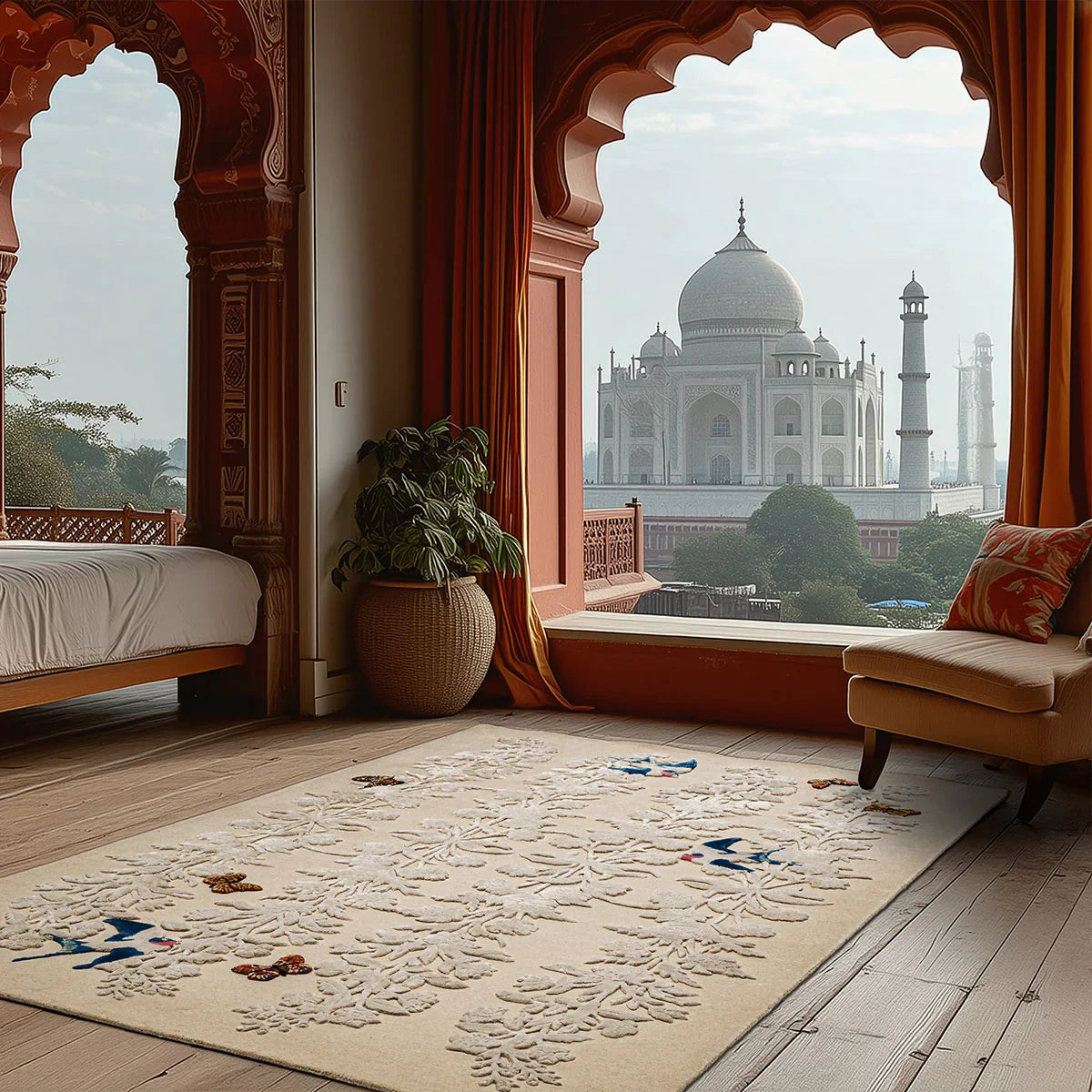 Mumtaz Mahal Hand Tufted Rug - Wendy Morrison Design