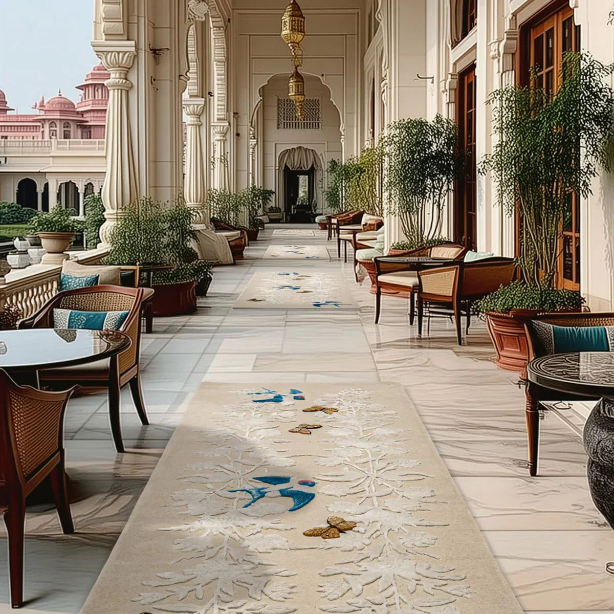 Mumtaz Mahal Hand Tufted Runner - Wendy Morrison Design