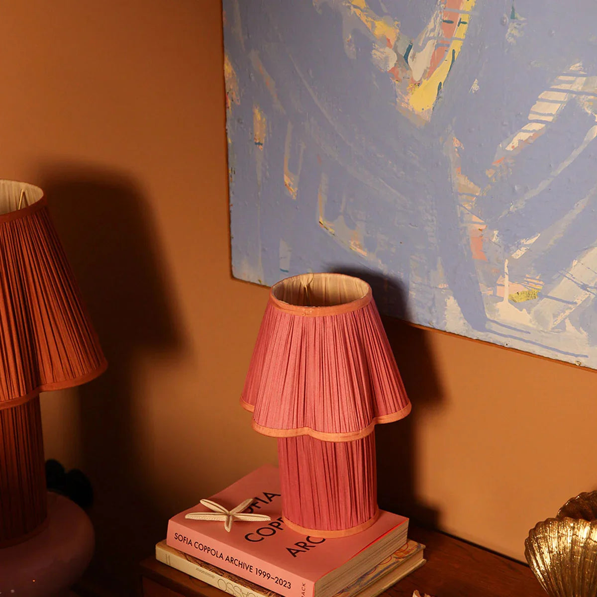 Myra Silk Lamp Fuchsia - Doing Goods
